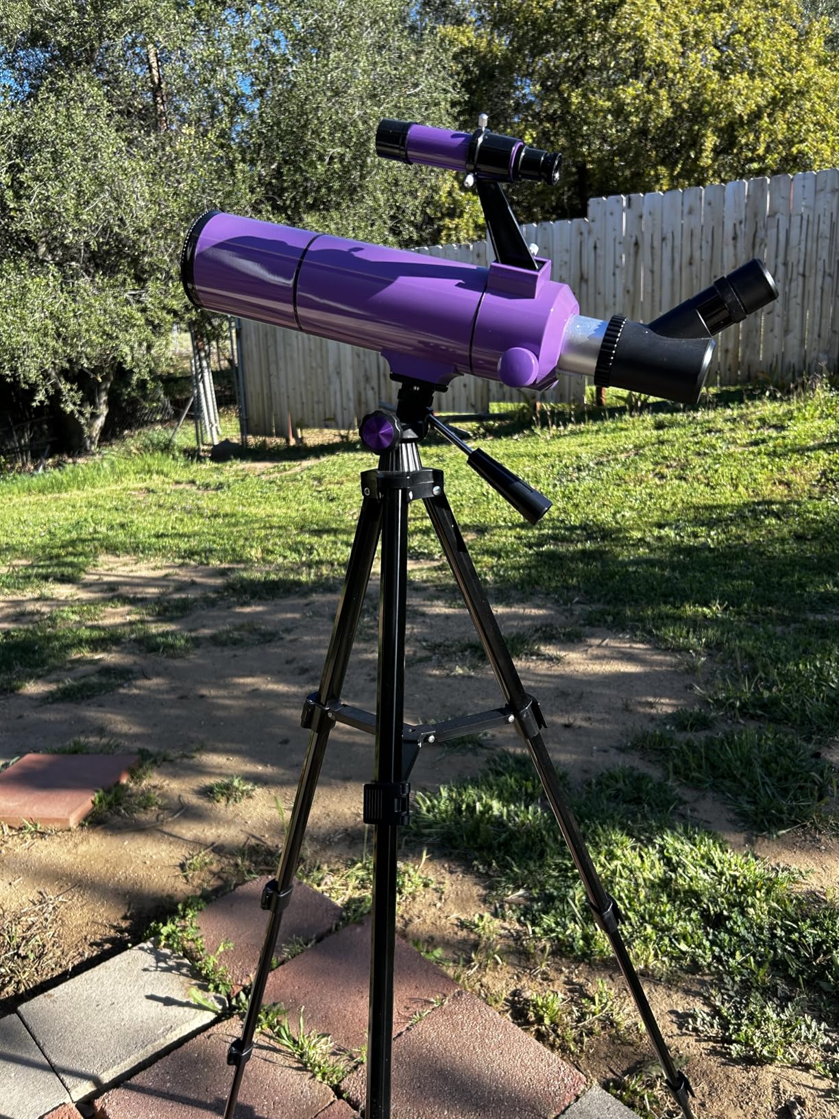 Dianfan Telescope for Kids & Adults, 80mm Aperture 500mm Astronomical Professional Telescope for Adults High Powered, Portable Travel Telescopes for Beginners with Tripod & Adapter, Stickers, Backpack customer photo 2