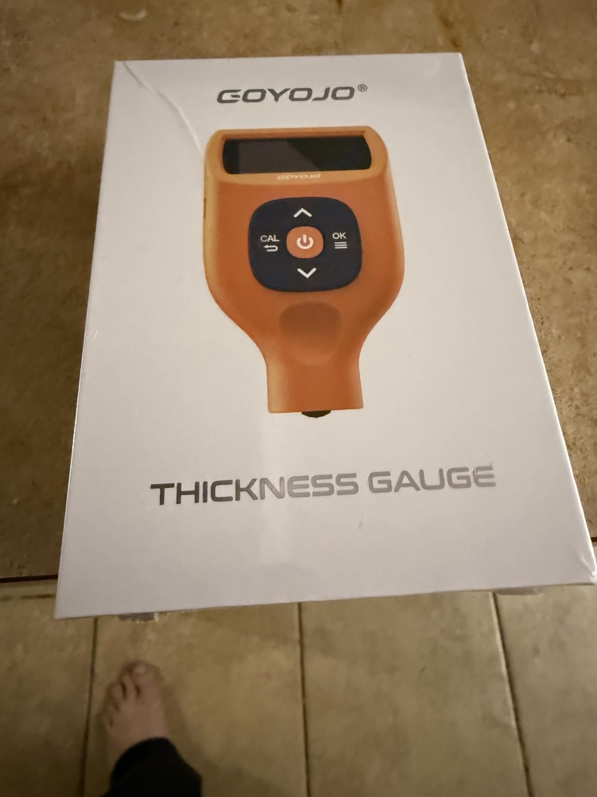 GOYOJO Paint Thickness Gauge for Cars, 0-2000μm (0-79 mils) Coating Thickness Meter, Auto Fe/Al/Zn/Fe(C) Detection, 0.1μm Resolution, ±(2%+1μm) Accuracy for Paint Inspection customer photo 1
