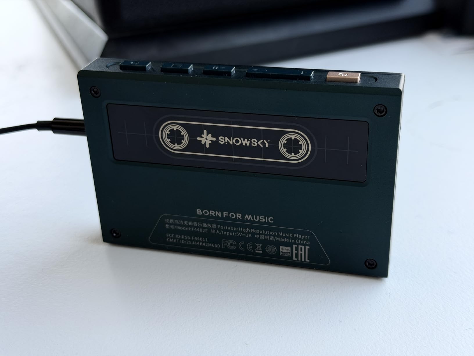 FiiO Echo Retro Hi-Res Digital Audio Player, Dual DAC Bluetooth Music Player, 4.4mm Balanced Output, Color Screen, Portable DAP (Green) customer photo 1