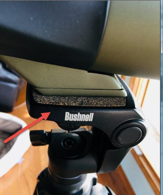 Bushnell Advanced Tripod for Binoculars, Spotting Scopes, and Cameras - Durable Aluminum Construction with Adjustable Legs and Center Column for Stability, Black customer photo 1