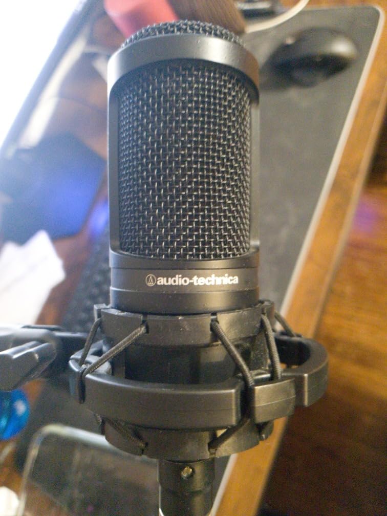Audio-Technica AT2020 Cardioid Condenser Studio XLR Microphone, Ideal for Project/Home Studio Applications customer photo 1