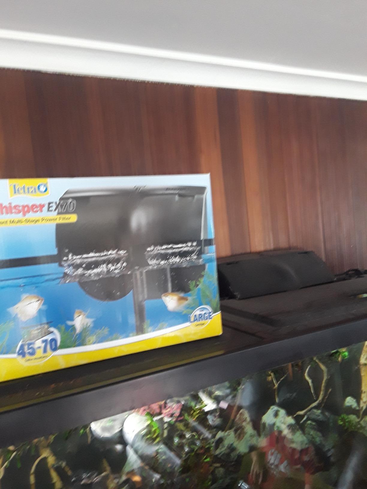 Tetra Whisper EX 70 Filter For 45 To 70 Gallon aquariums, Silent Multi-Stage Filtration customer photo 2