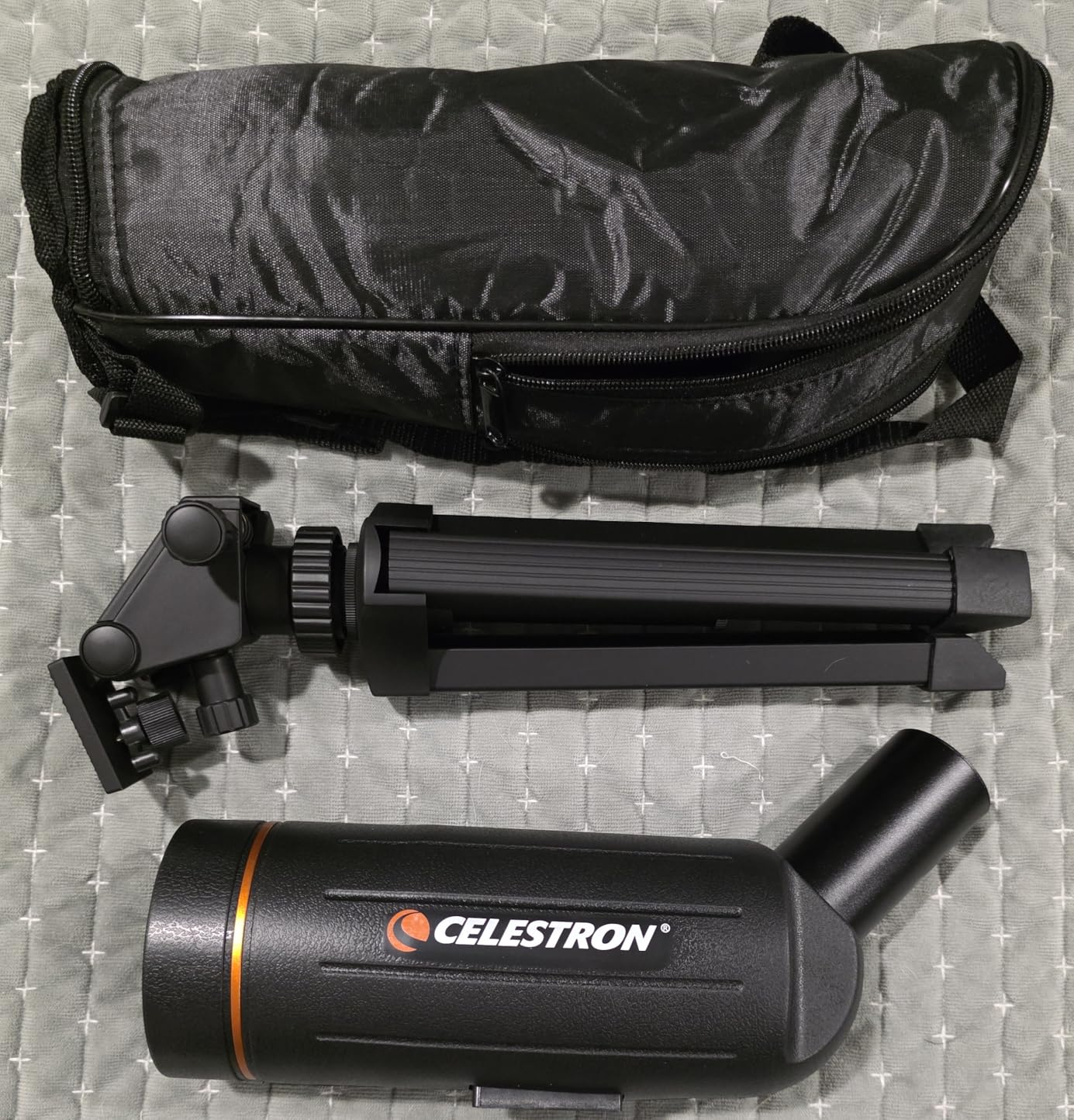 Celestron Mini Mak 70mm Angled Spotting Scope - Maksutov Spotting Scope - Great for Long Range Viewing - 25-75x Zoom Eyepiece - Multi-Coated Optics - Rubber Armored - Tabletop Tripod Included customer photo 2