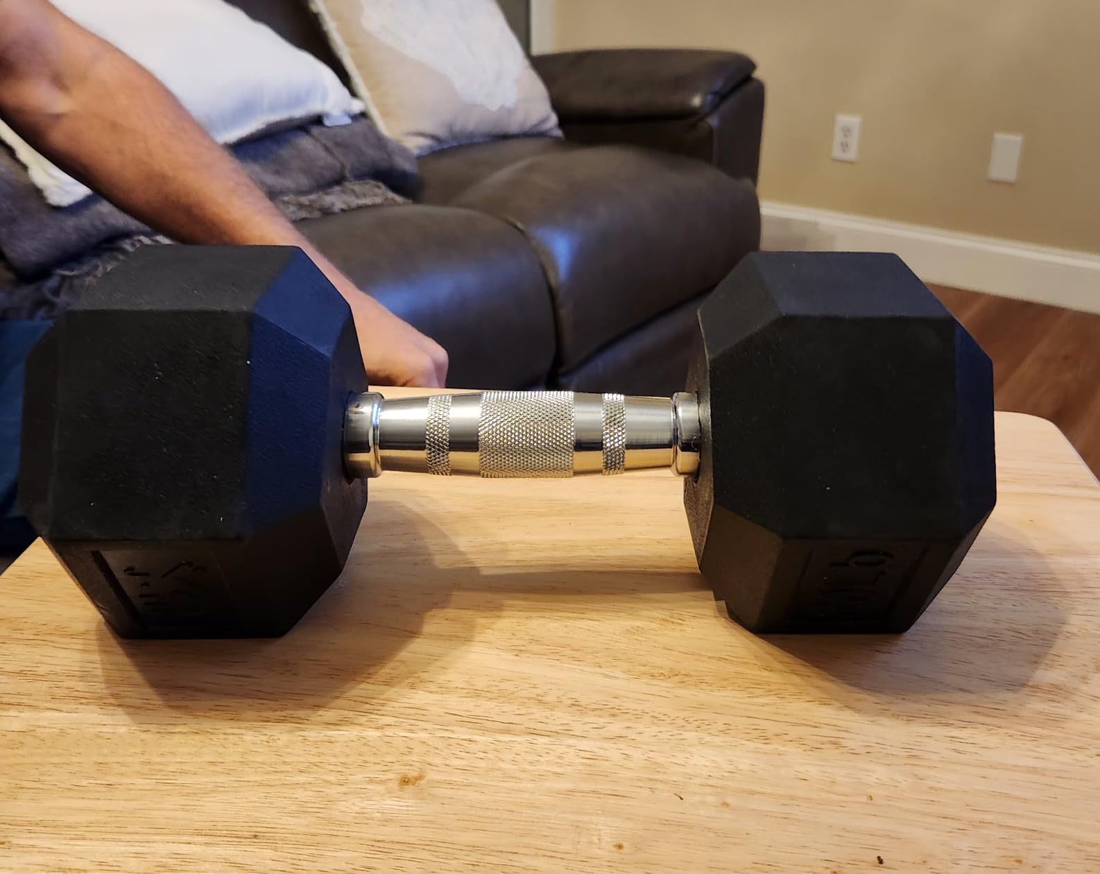 JFIT Rubber Hex Dumbbell customer photo 1