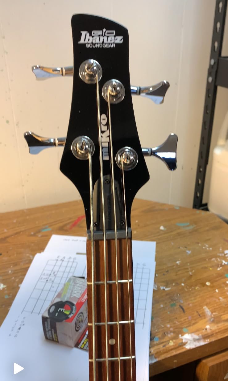 Ibanez GSRM20 SLB Starlight Blue Mikro Compact 4-String Electric Bass Guitar customer photo 1