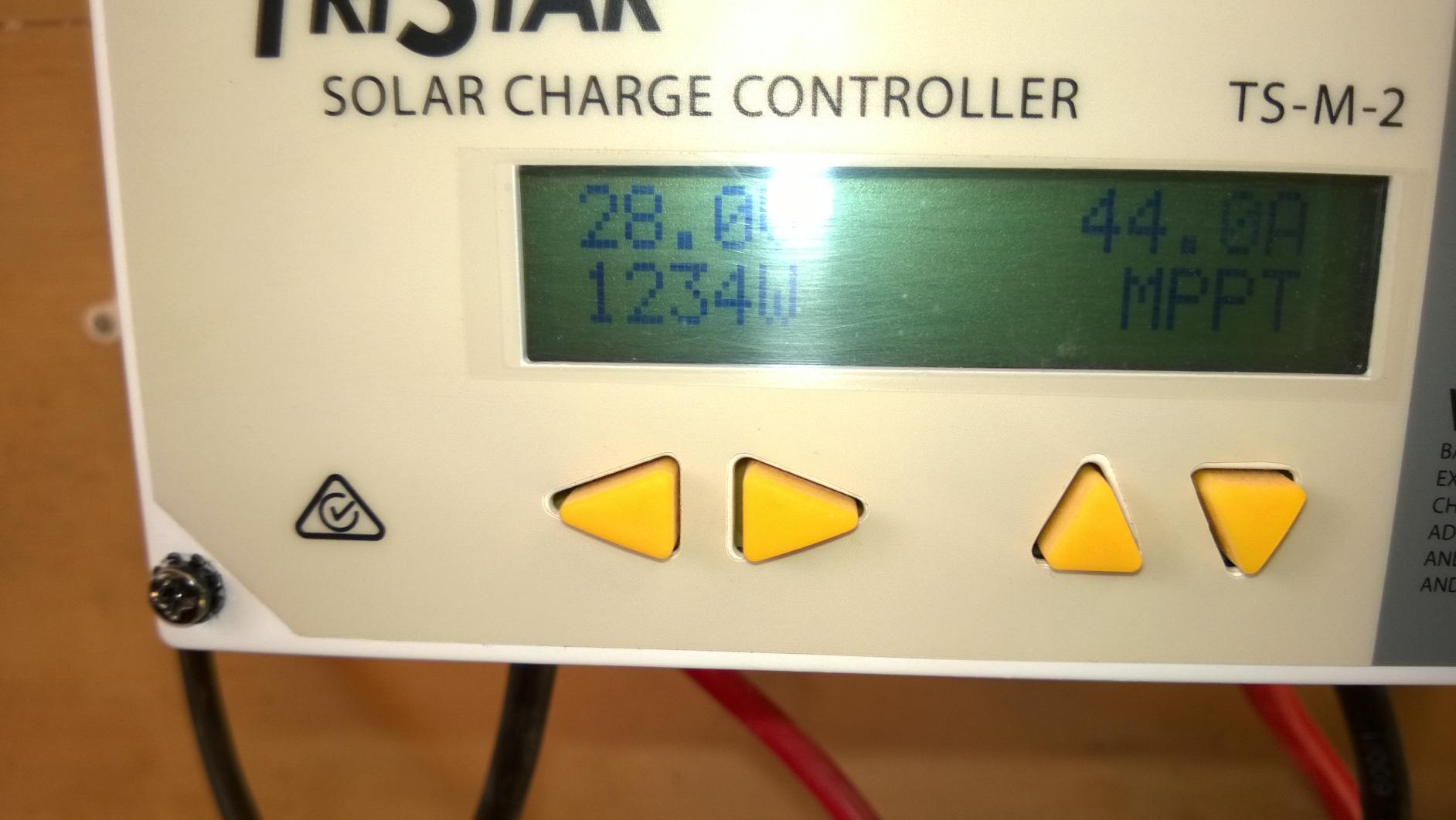 Morningstar Tristar 60A MPPT Solar Charge Controller (TS-MPPT-60) - Solar Panel Regulator for 12/24/36/48V LA/Li Batteries, 99% Efficiency, FCC Compliant, Data/Comms, 5 Yr. WTY, Designed in USA customer photo 2