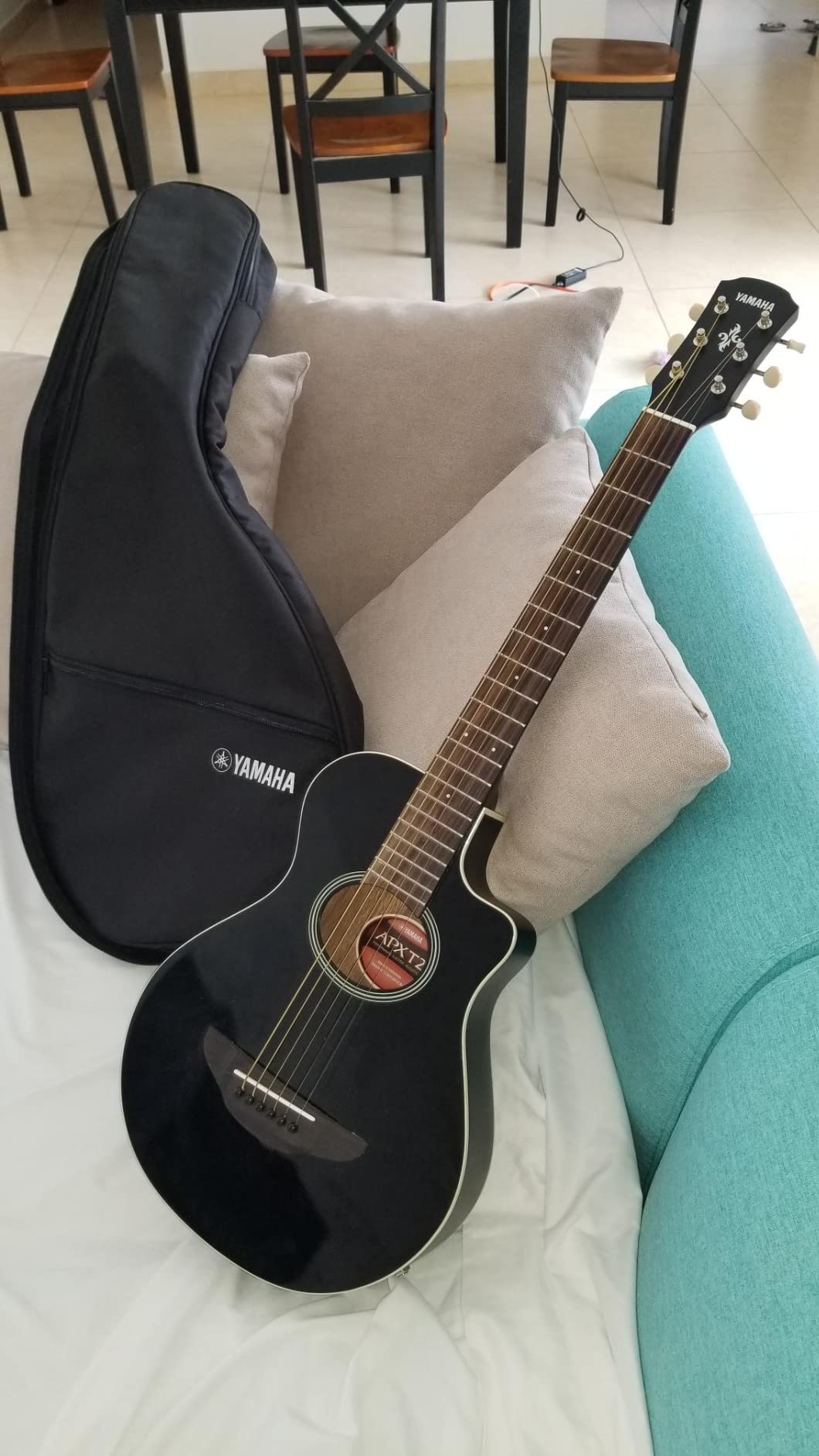 Yamaha APXT2 3/4-Size Acoustic-Electric Guitar - Black customer photo 2