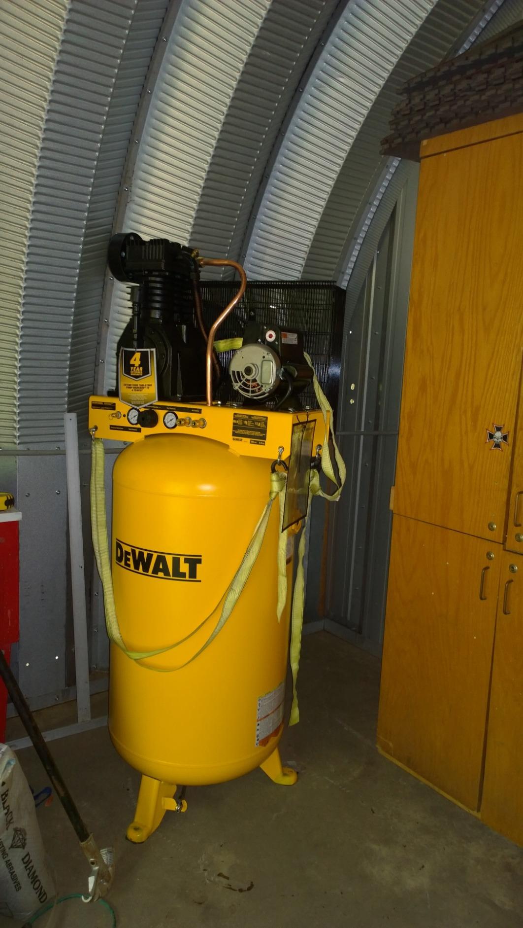 DEWALT DXCMV5048055 Two-Stage Cast Iron Industrial Air Compressor, 80-Gallon customer photo 2