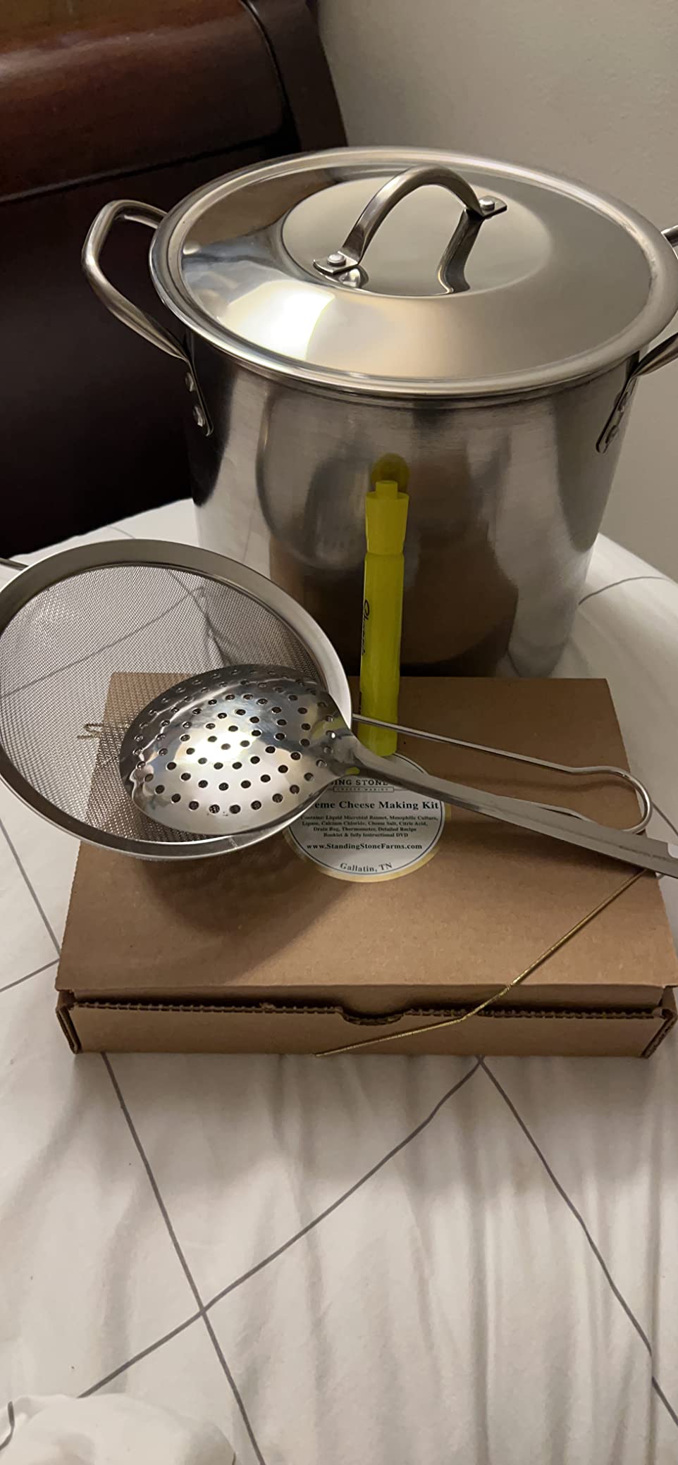 Standing Stone Farms Complete Cheese Making Kit - Includes Award Winning Ultimate Kit plus Equipment customer photo 2