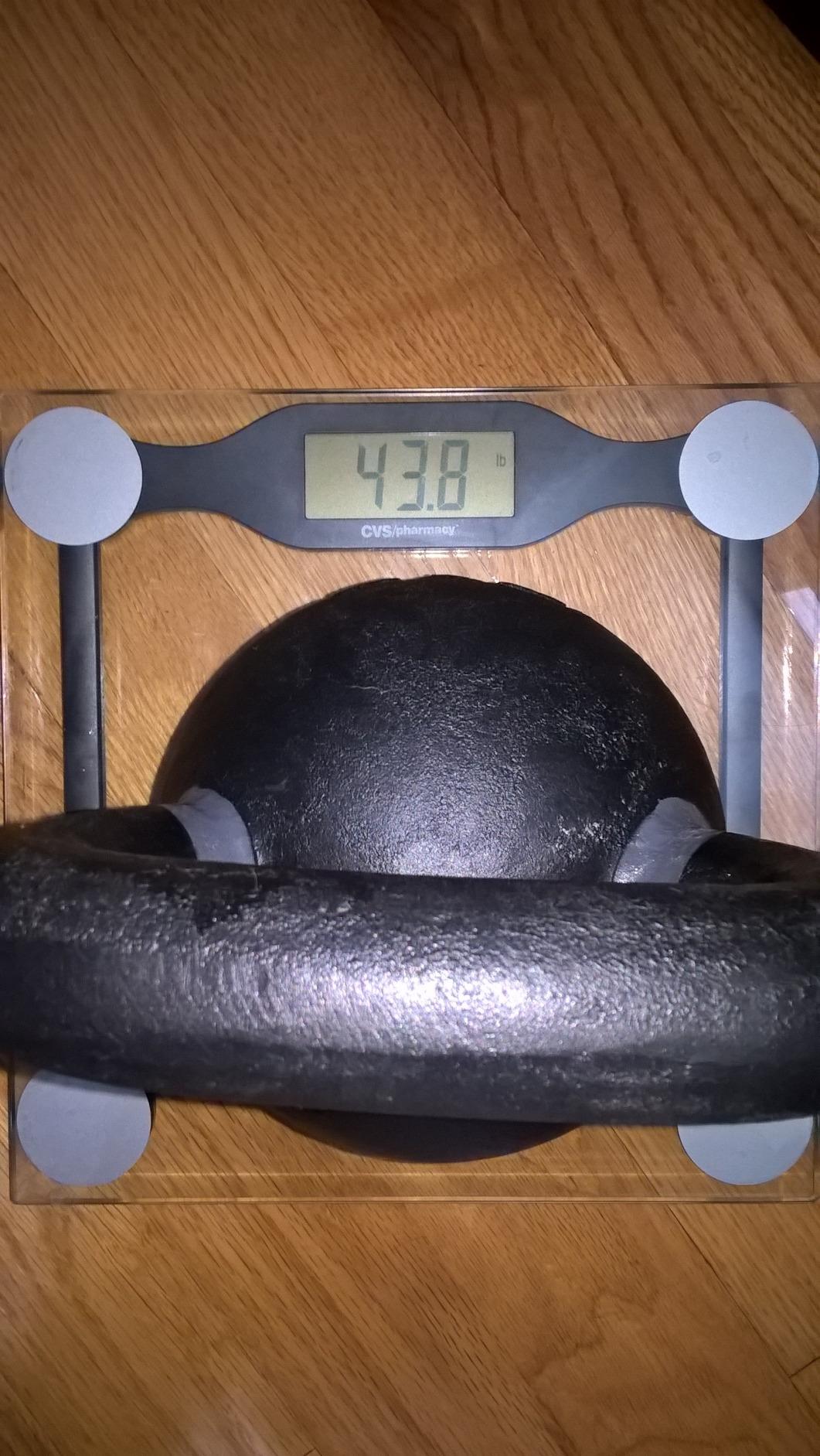 Cast Iron Competition Kettlebell Weight customer photo 1