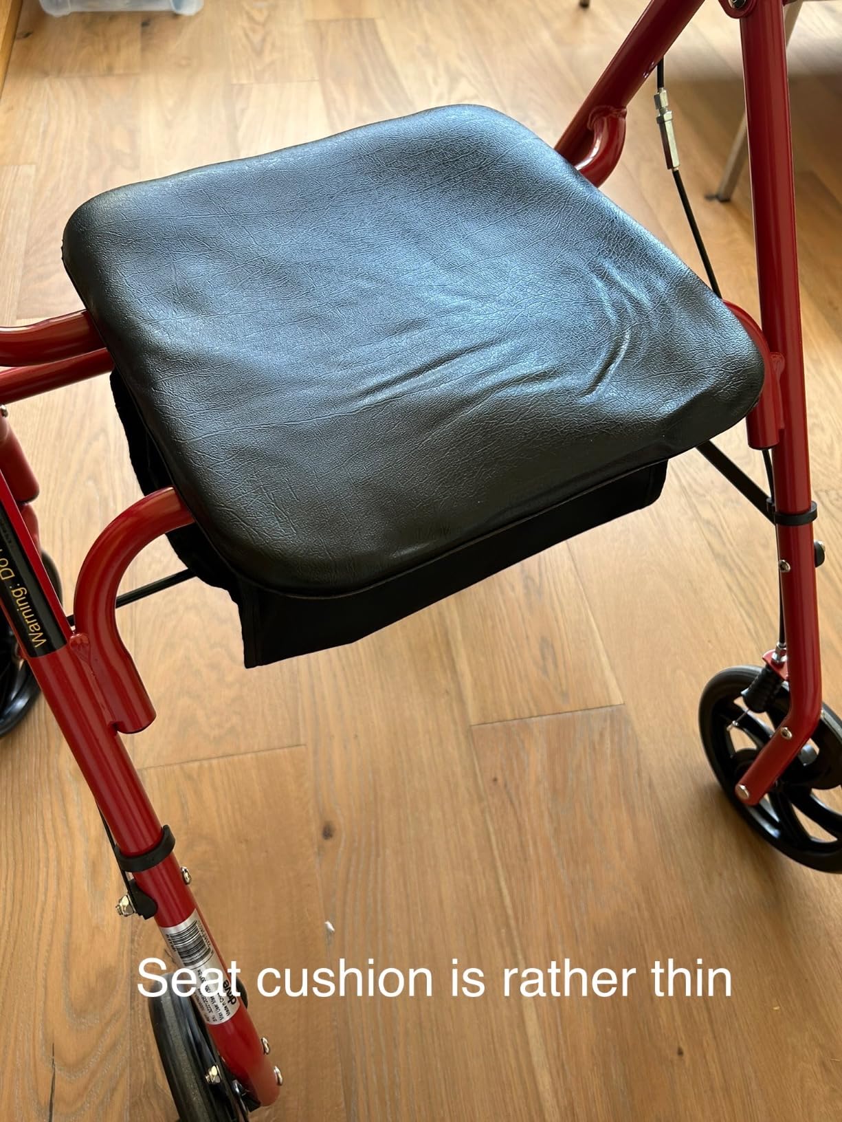 Drive Medical Rollator Walker with Seat - Stable Mobility Support - Height Adjustable - Durable Steel Frame Construction - Smooth 7.5