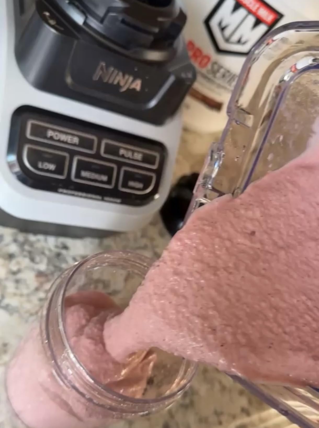 Ninja Professional Blender | Smoothie Blending, Drink Mixer, Grinder, Ice Crusher, Frozen Fruit Blending | 1000W Power, Total Crushing Technology, XL 72-oz. Pitcher | Black & Grey | BL610 customer photo 2