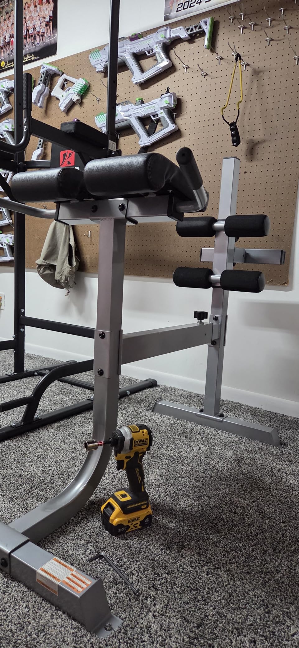Cap Strength Roman Chair - Adjustable Back Extension Bench for Core & Glute Workouts, Heavy-Duty 300 LB Capacity customer photo 2