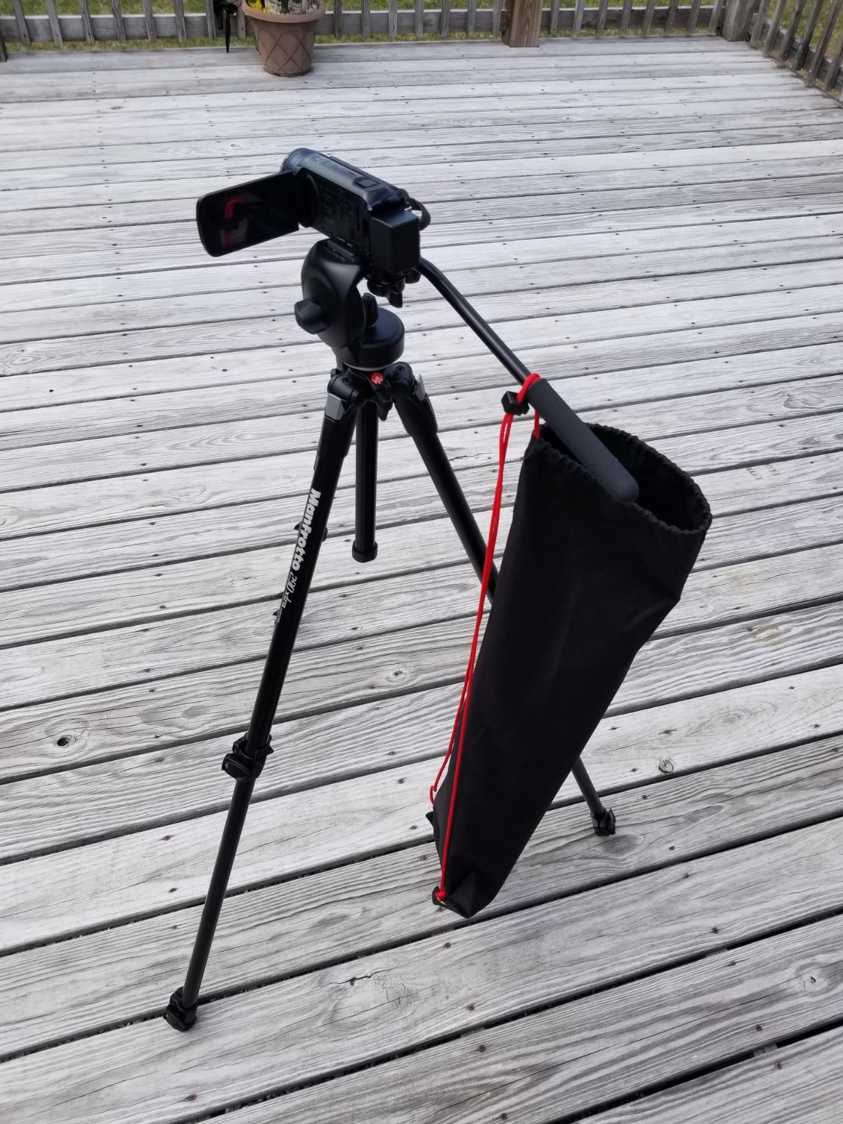 Manfrotto 290 Xtra Aluminum 3-Section Tripod Kit with Fluid Video Head customer photo 2