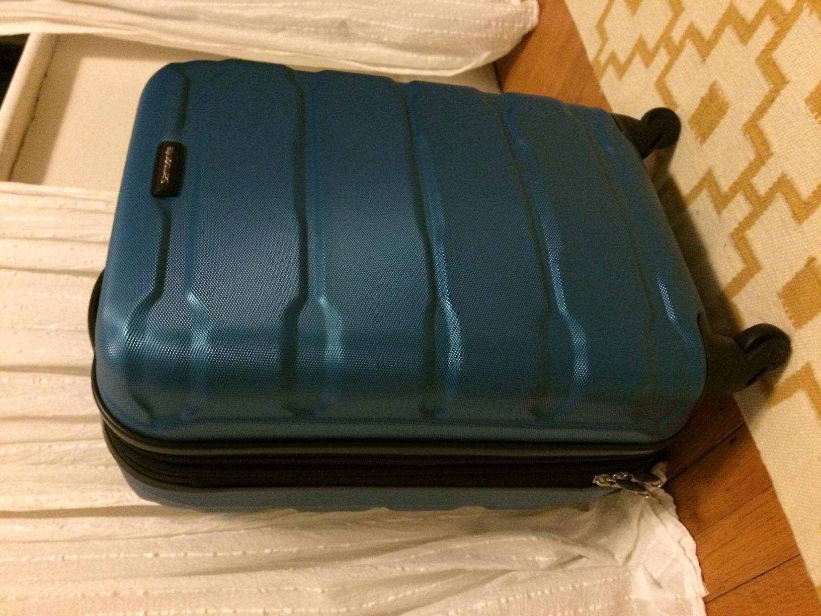 Samsonite Omni PC Hardside Expandable Luggage with Spinner Wheels, Teal, 3-Piece Set (20/24/28) customer photo 1