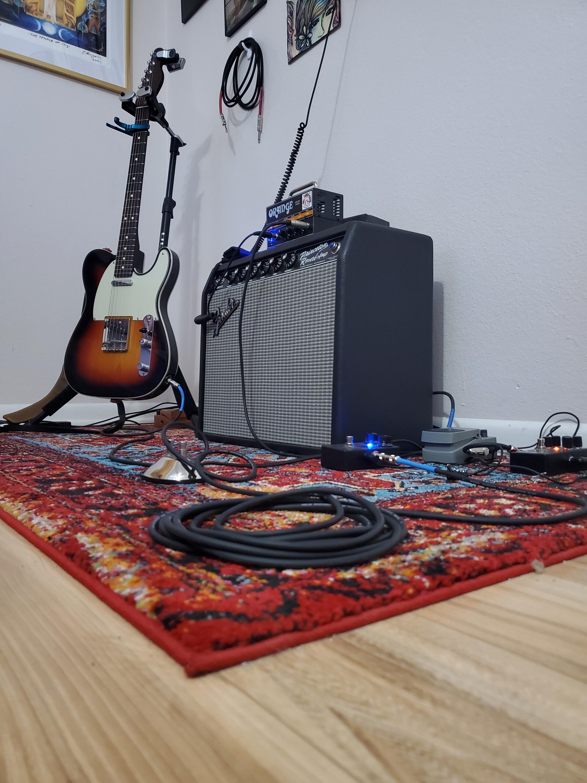 Orange Micro Dark 20w Hybrid Guitar Amplifiier Amp Head customer photo 2