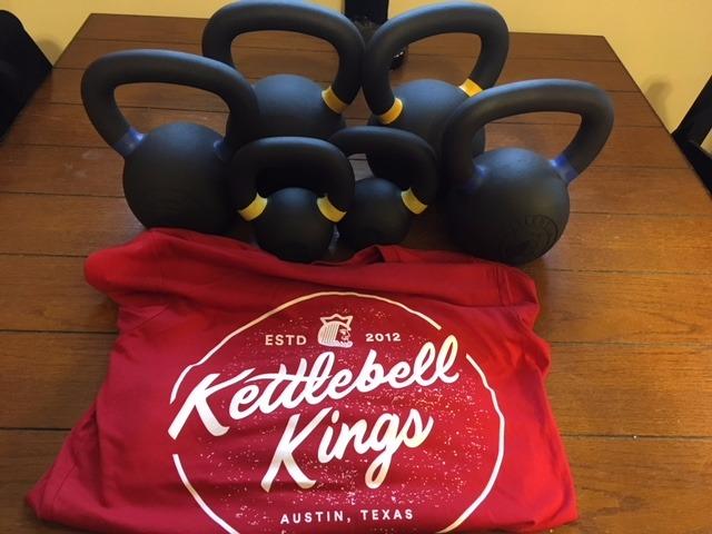 Kettlebell Kings Powder Coated Kettlebell Weights - 9-97 lb Strength Training Kettlebells for Men and Women - Hand Weights Workout Gym Equipment - Weights Set for Home Gym- New customer photo 1