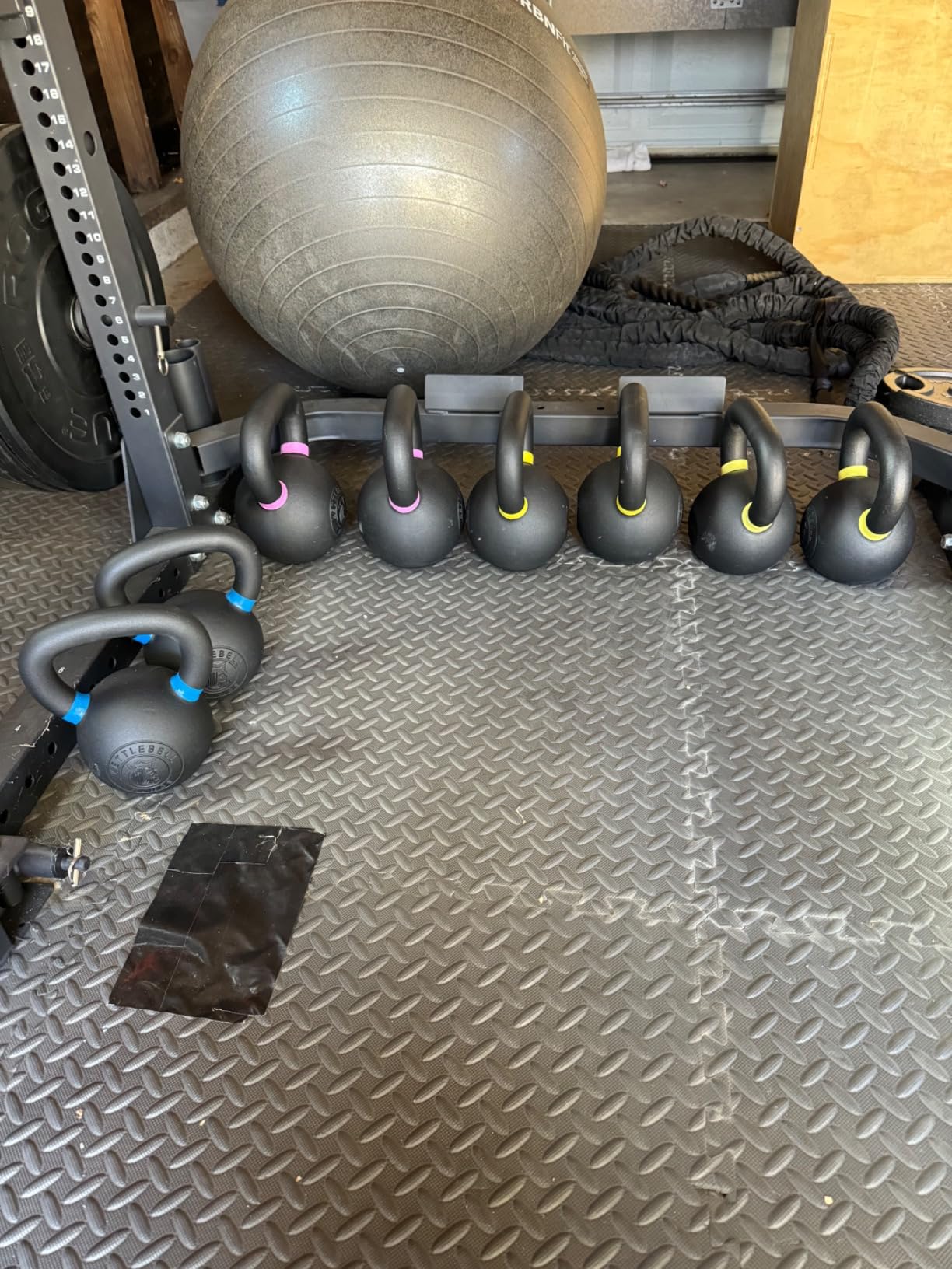 Kettlebell Kings Powder Coated Kettlebell Weights - 9-97 lb Strength Training Kettlebells for Men and Women - Hand Weights Workout Gym Equipment - Weights Set for Home Gym- New customer photo 2