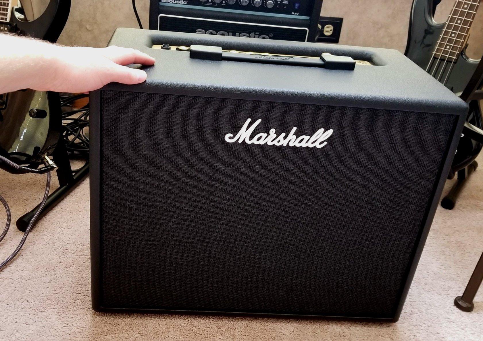 Marshall CODE50 Digital Combo Guitar Amp - Digital Effects and 100+ Presets | Preamp and Power Amp Models | 3.5 mm Aux Input | Bluetooth Connectivity | 50W Output customer photo 2