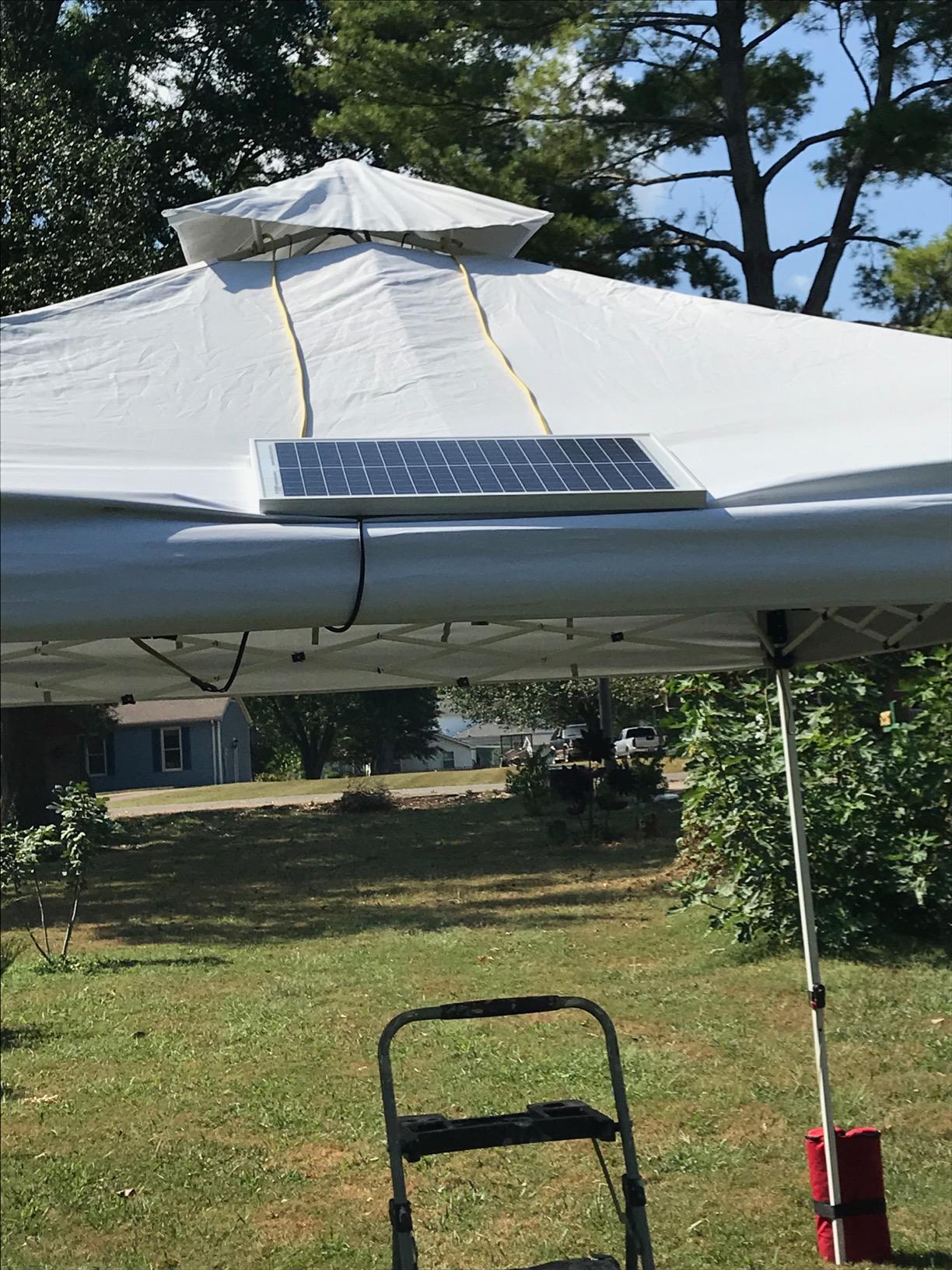 Amtrak Solar 12-Inch Solar Attic Exhaust Fan - USA-Made, Plug & Play, Whisper-Quiet Ventilation for Attic, Garage, Shed, Greenhouse customer photo 2