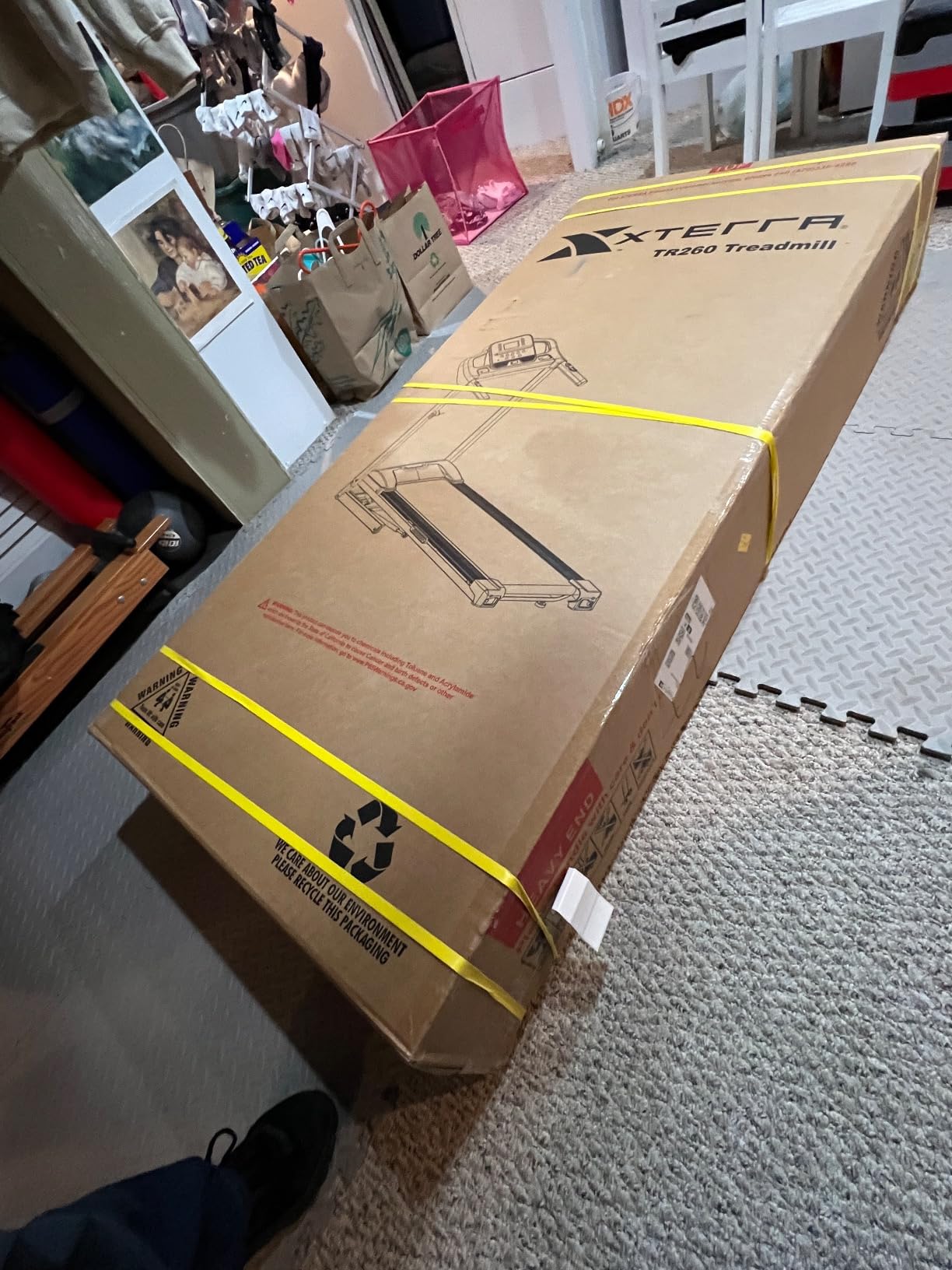 XTERRA Fitness Premium Folding Smart Treadmill, Compact Design, 250+ LB Weight Capacity, Powerful Motor, XTERRA+ Fitness App Included with Purchase customer photo 1