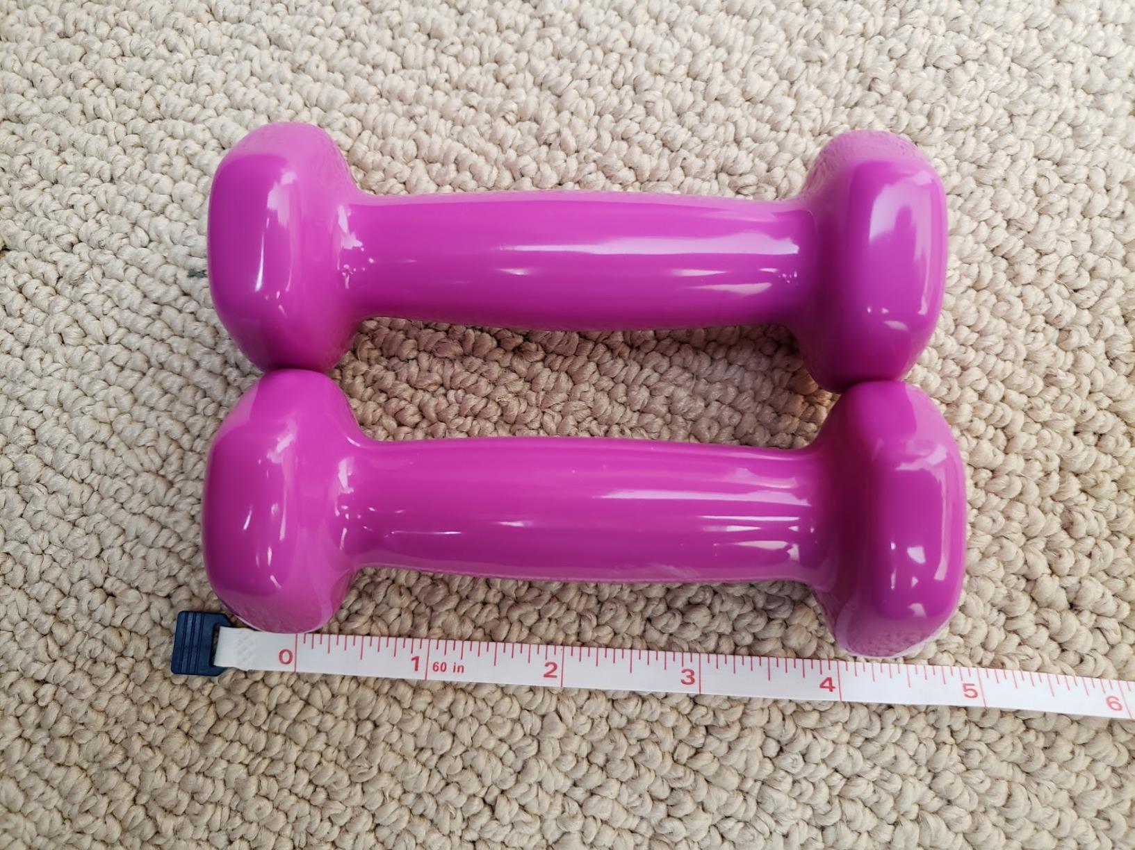 Fitvids Neoprene Dumbbell Hand Weights, Anti-Slip, Anti-roll, Hex Shape Colorful, Pair or Set with Stand customer photo 2