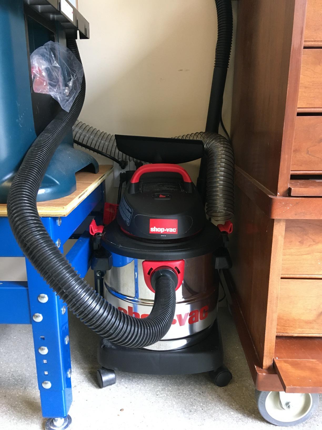 Shop-Vac 5989305 Wet/Dry Vacuum, 5 Gallon, 4.5 Peak HP Stainless Steel Vacuum, 1.25 Inch Diameter x 7 Foot Hose, 6 Ft Cord Length customer photo 2