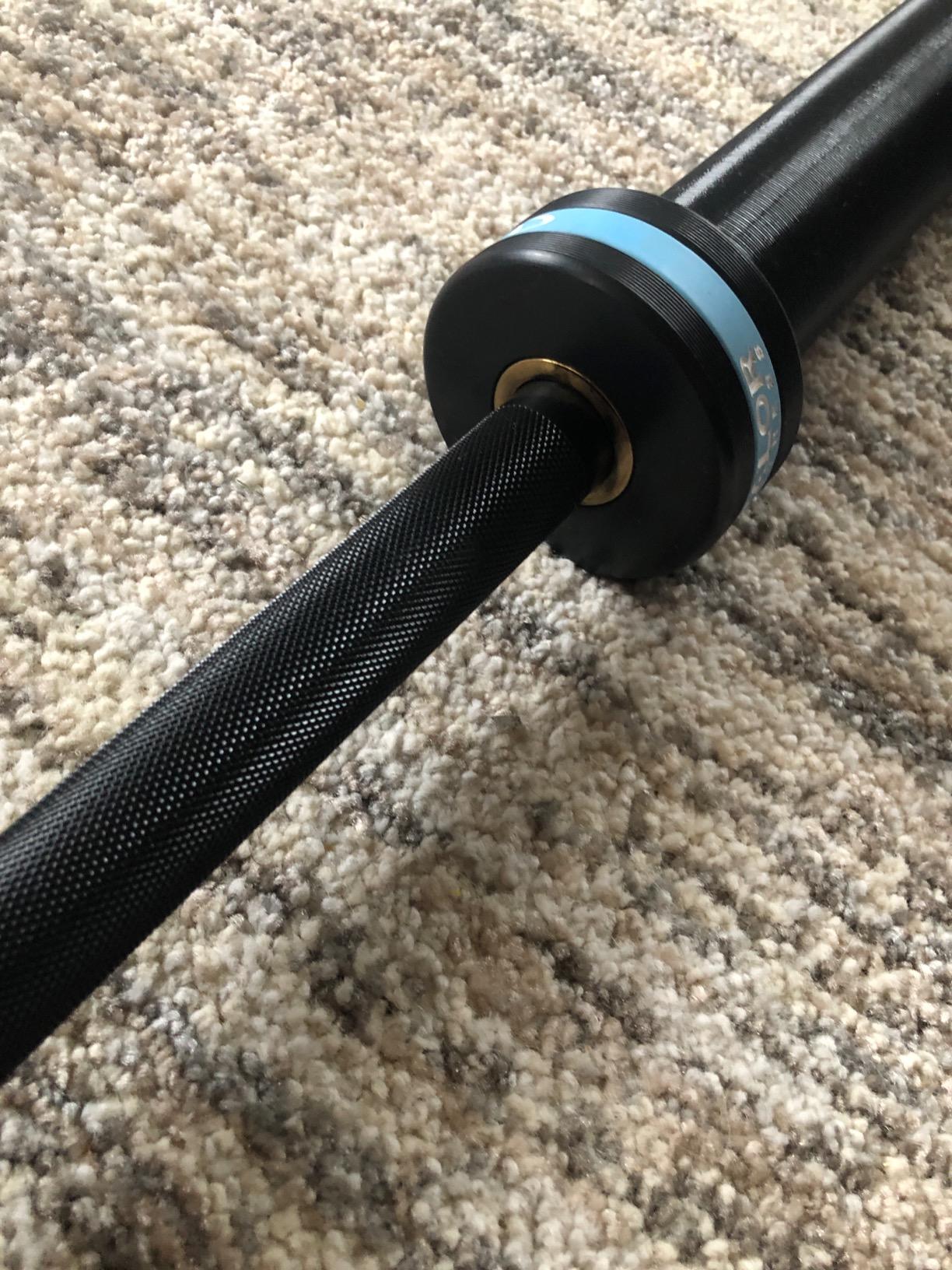 Valor Fitness Olympic Barbell - 80in | 35lb | 25mm Women's Weight Bar for Weightlifting, Power Lifting & CrossFit customer photo 2