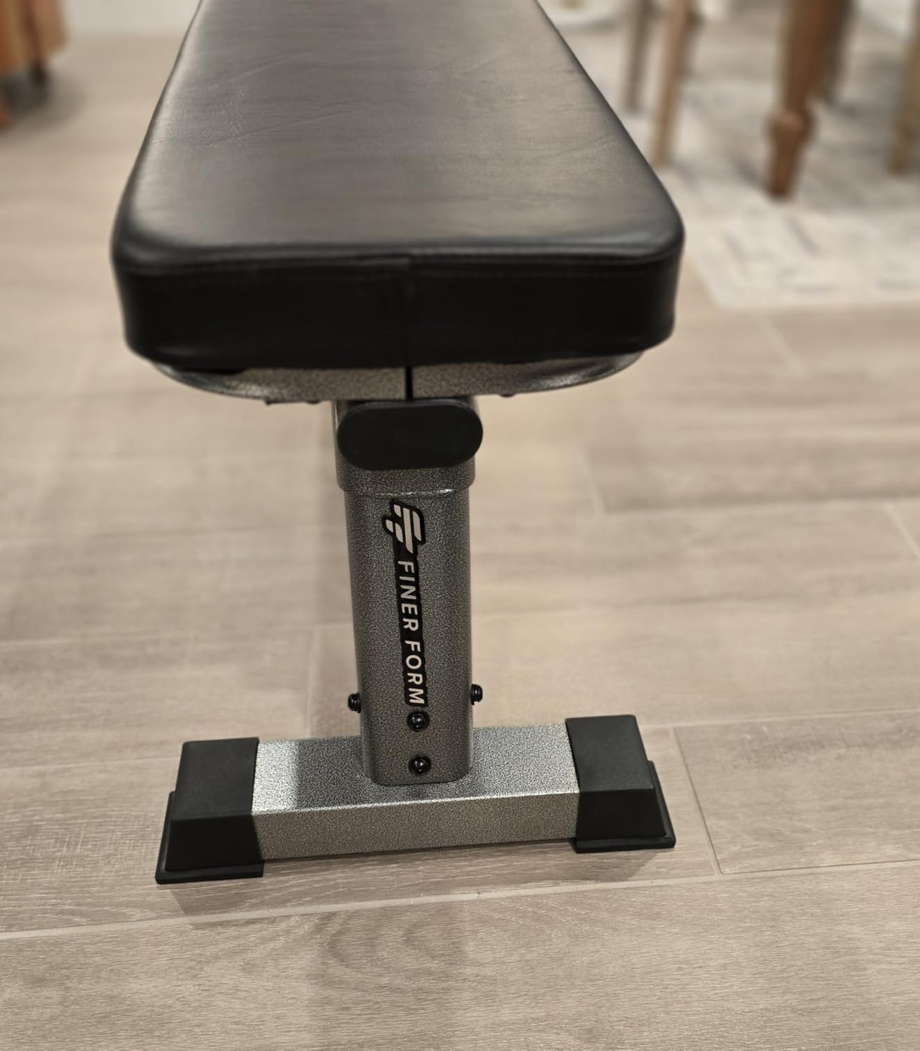 Finer Form Gym Quality Foldable Flat Bench for Multi-Purpose Weight Training and Ab Exercises customer photo 1