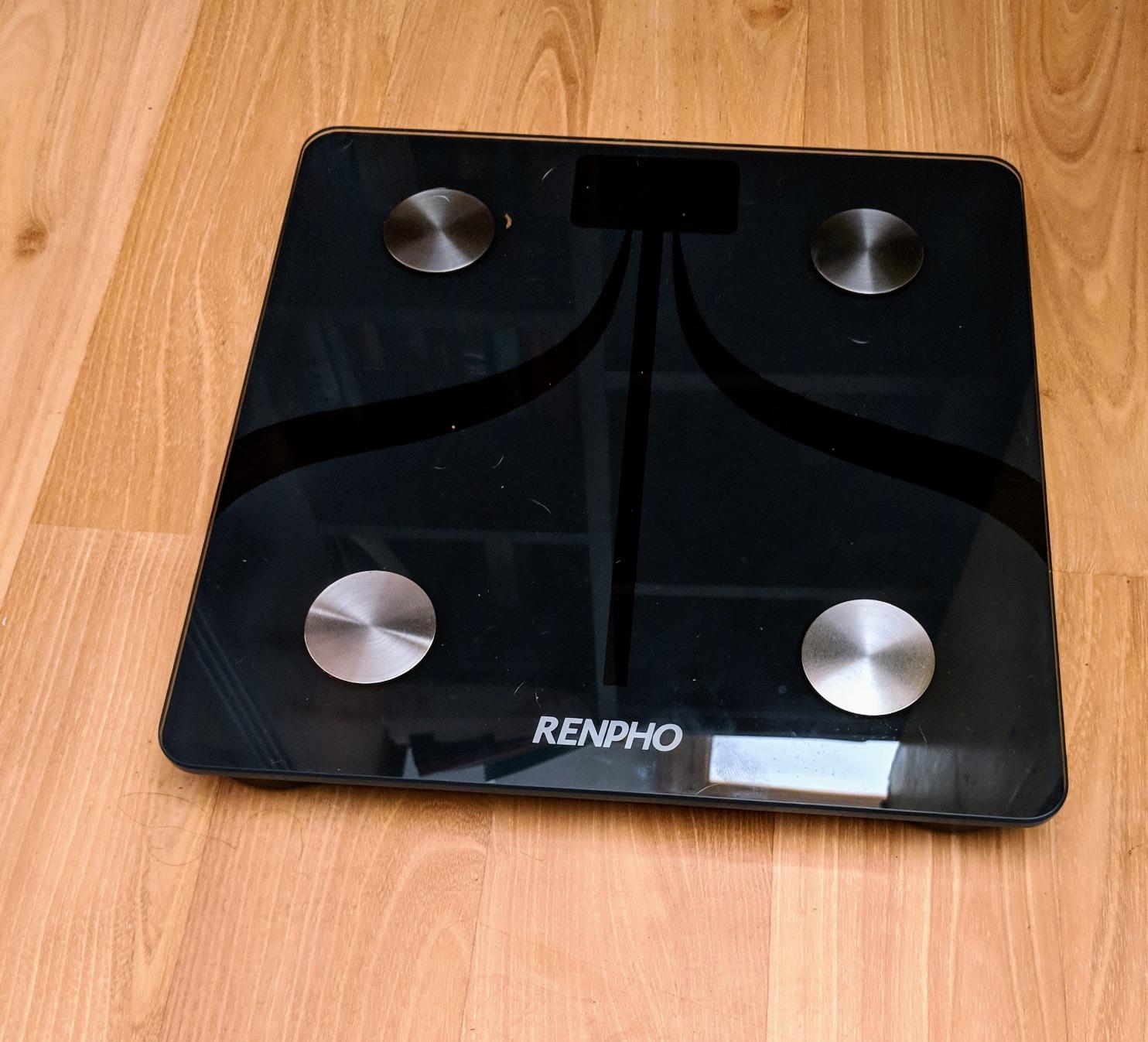 RENPHO Smart Scale for Body Weight, Type-C Rechargeable Digital Bathroom Scale, Electronic 13 Body Composition Monitor with Smartphone App, 400 lbs, Black, Elis 1 (11 inch) customer photo 2