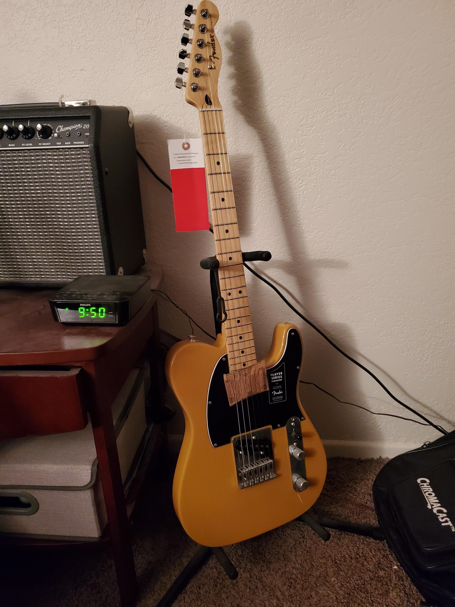Fender Player Telecaster SS Electric Guitar, 3-Color Sunburst, Maple Fingerboard, Left-Handed customer photo 2