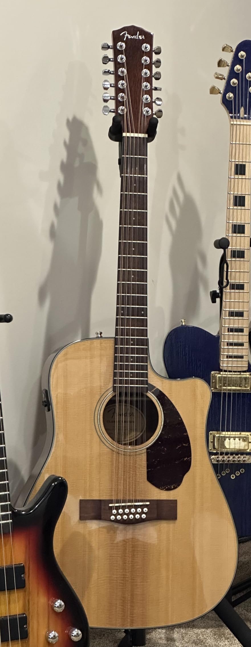 Fender CD-140SCE 12-String Dreadnought Cutaway Acoustic Electric Guitar, Natural customer photo 1