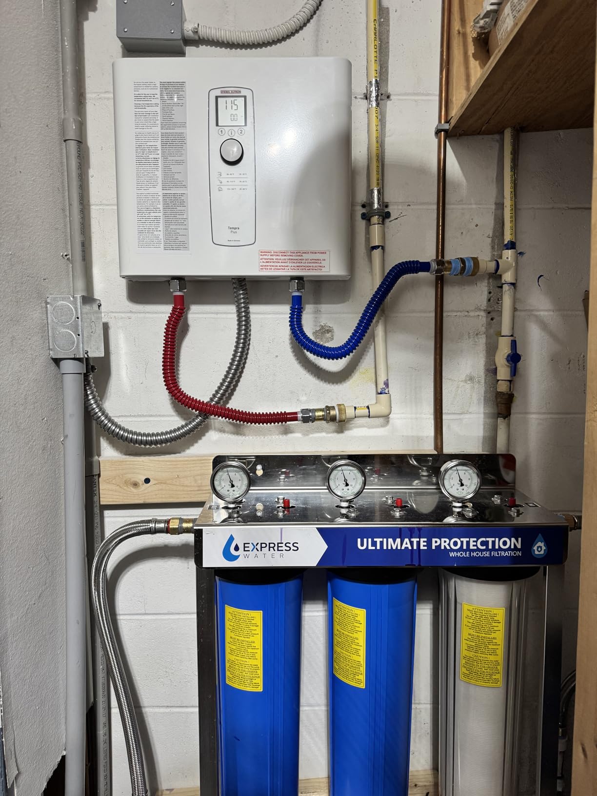 Stiebel Eltron Tankless Water Heater - Tempra 24 Plus - Electric, 24kW, On Demand Hot Water, Eco, White, Made in Germany customer photo 2