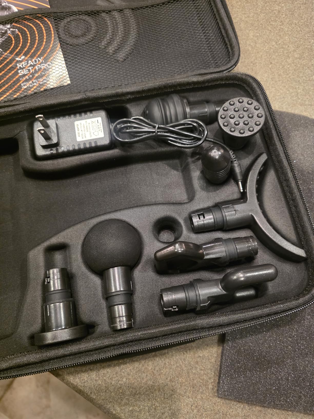 LifePro Massage Gun - Percussion Muscle Massager for Athletes with 8 Massage Heads and 5 Speed Settings - Deep Tissue Back and Muscle Massage Gun for Recovery customer photo 1