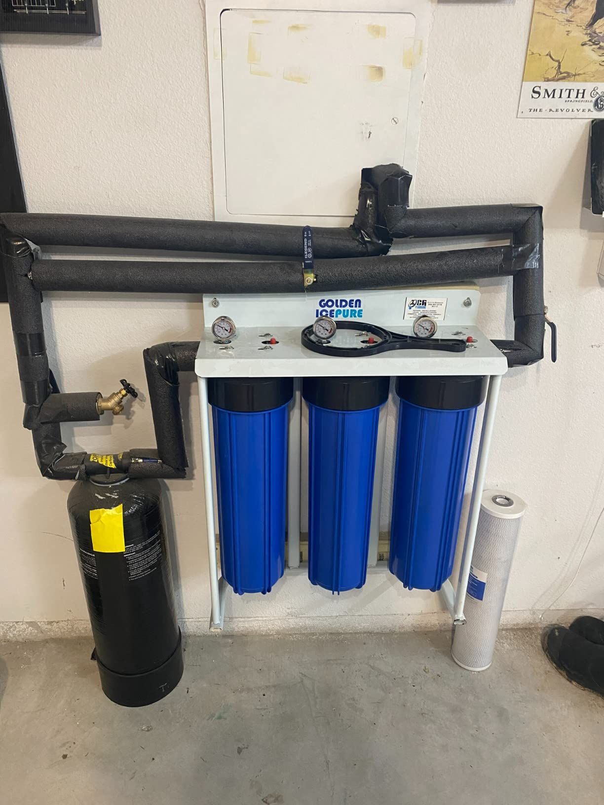 AO Smith Whole House Water Filter System - Whole Home Filtration for Well & City Water - Filters 96.9% of Chlorine Taste & Odor - 6 yr, 600,000 Gl, AO-WH-Filter customer photo 2