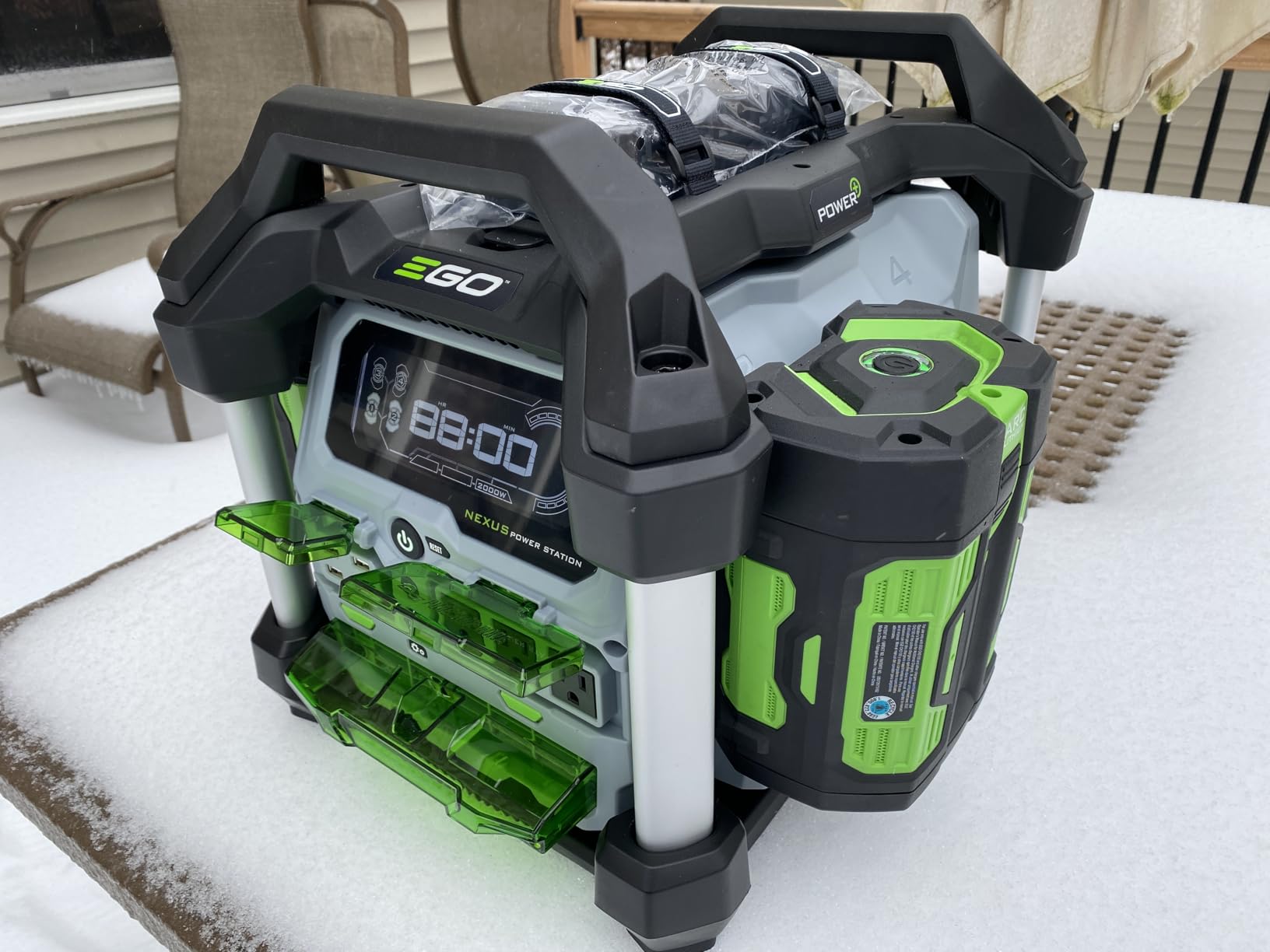 EGO POWER+ Portable Power Station, 3000W, Battery Powered, Inverter Generator for Home and Outdoor, Battery and Charger Not Included - PST3040 customer photo 1