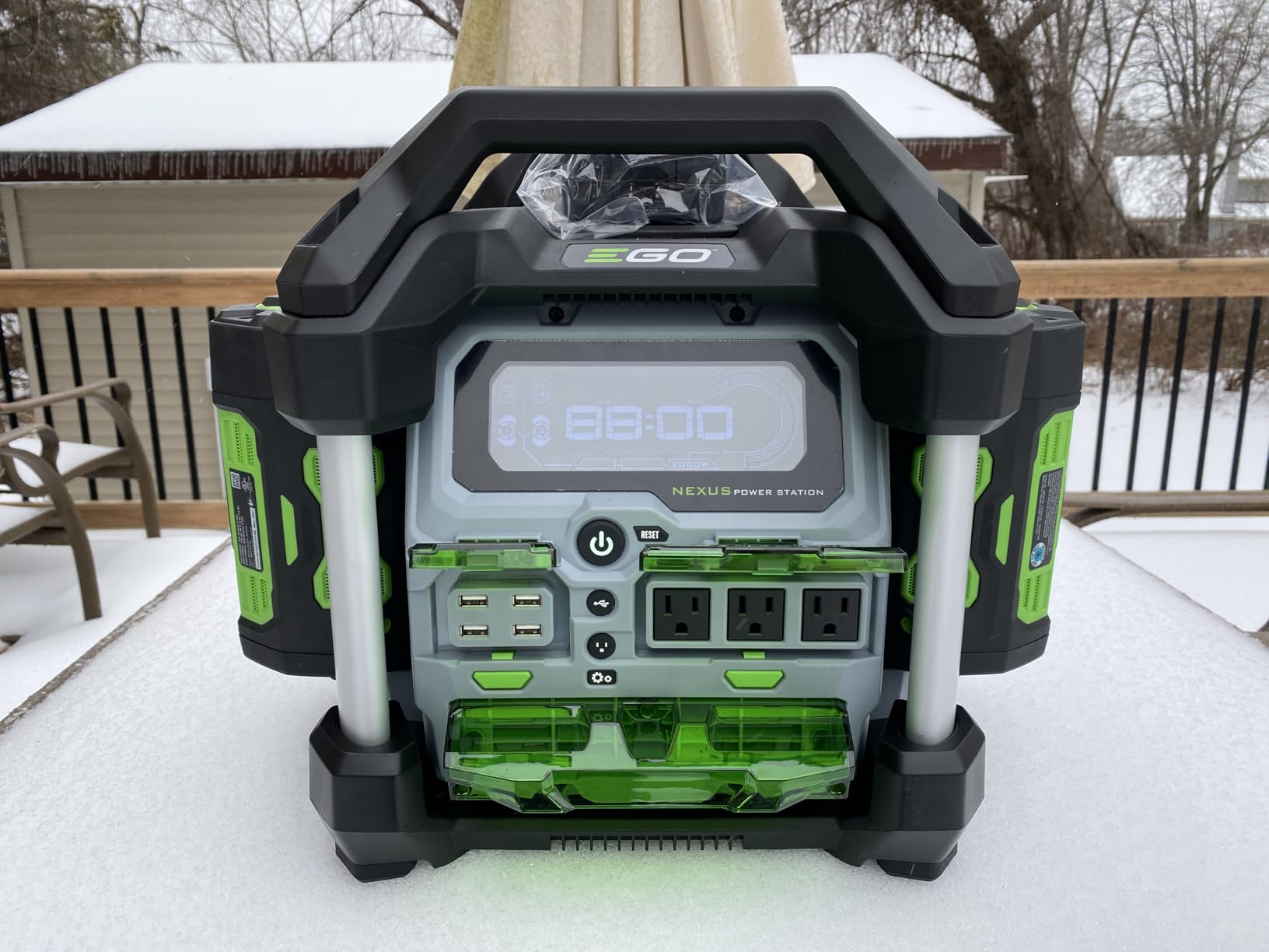 EGO POWER+ Portable Power Station, 3000W, Battery Powered, Inverter Generator for Home and Outdoor, Battery and Charger Not Included - PST3040 customer photo 2