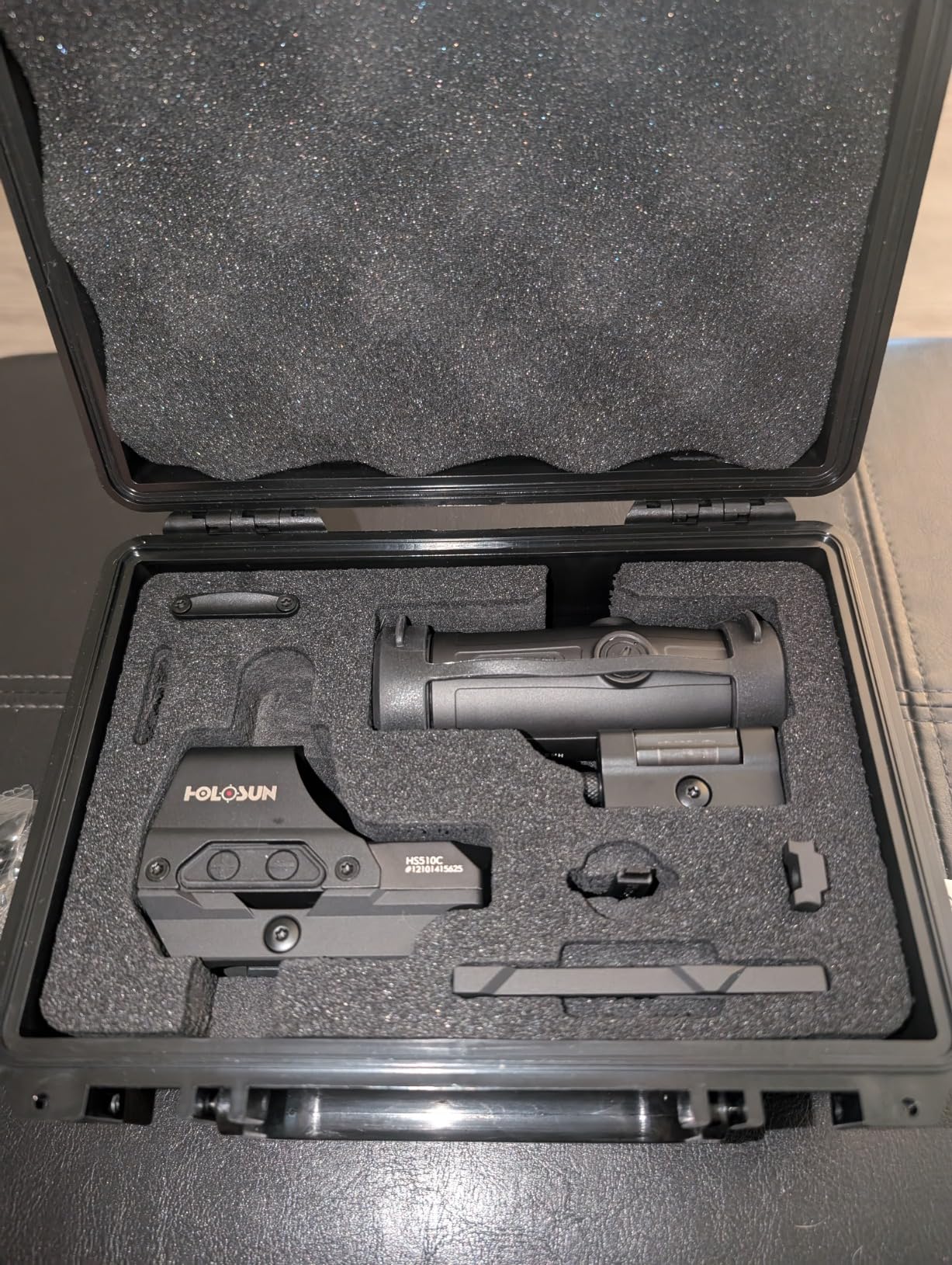 HOLOSUN 510C & HM3X Combo RED/Green Multi-Reticle Circle Dot Open Reflex Sight w/3x Flip-to-Side Magnifier customer photo 2