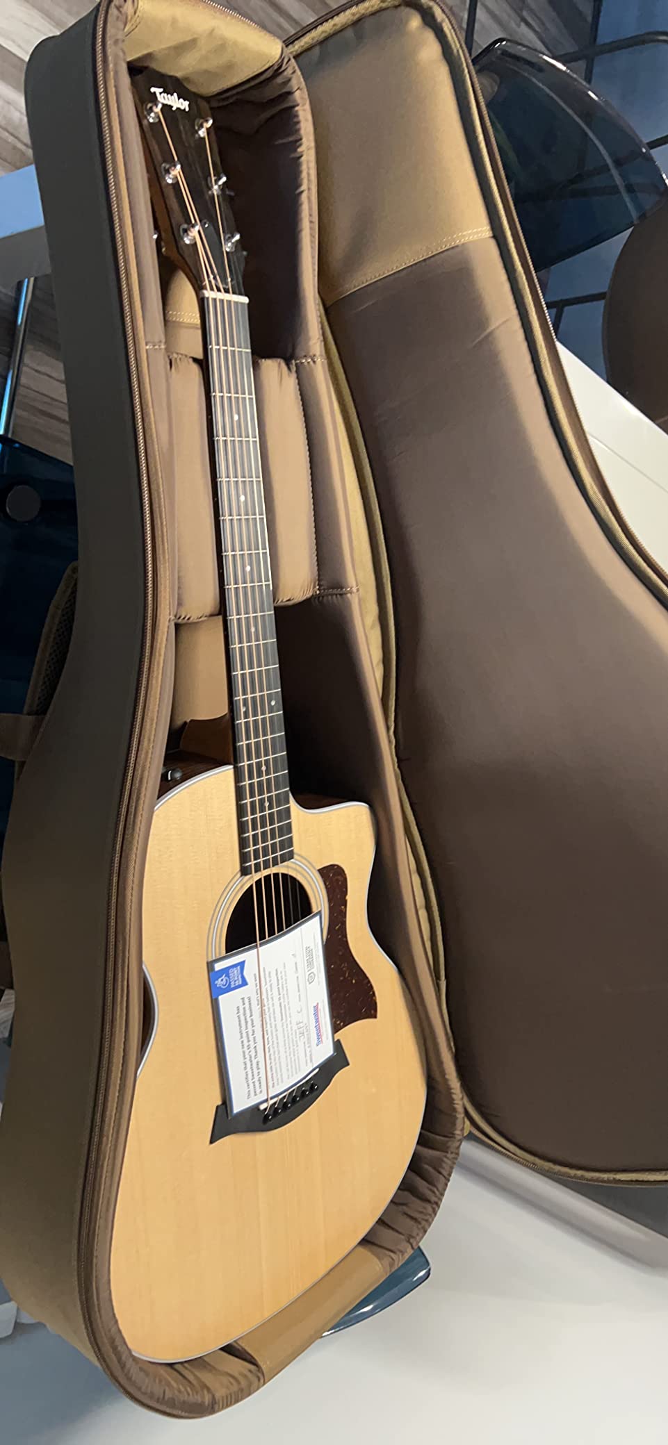 Taylor 214ce Acoustic-electric Guitar - Natural customer photo 1