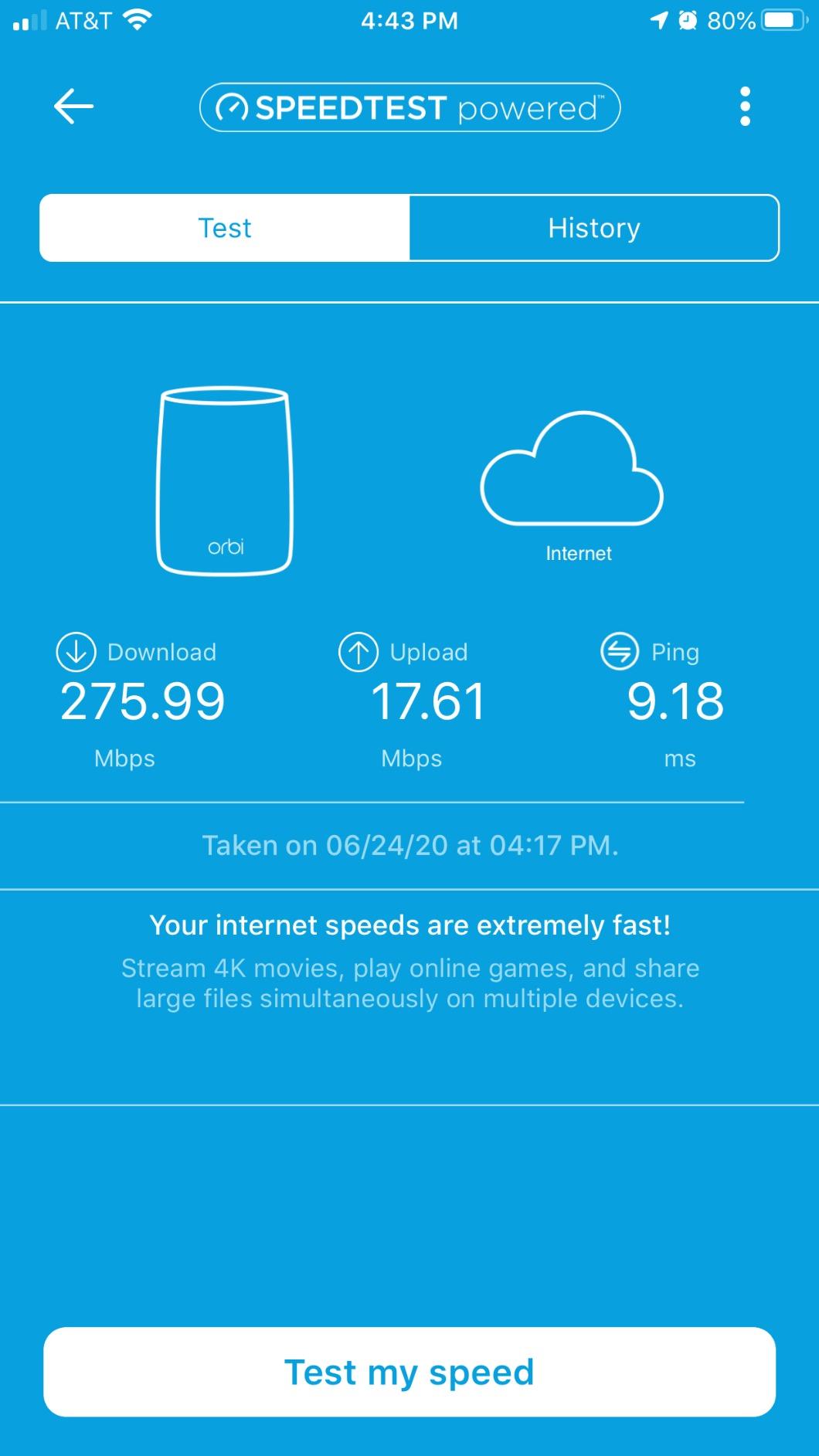 NETGEAR Orbi Whole Home Tri-Band Mesh WiFi 6 System (RBK752) - Router with 1 Satellite Extender | Coverage up to 5,000 sq. ft., 40 Devices | AX4200 (Up to 4.2Gbps) customer photo 2