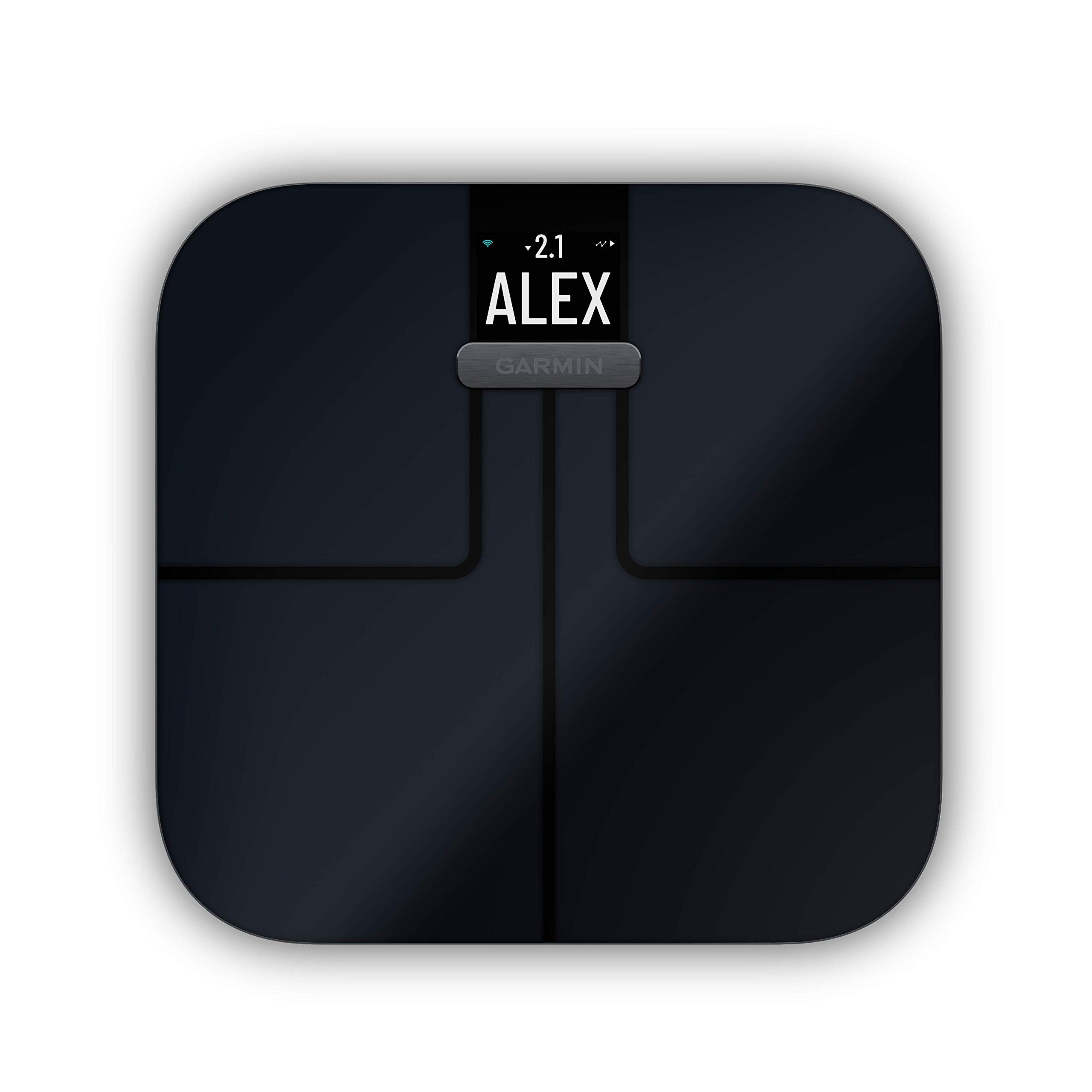 Garmin Index S2, Smart Scale with Wireless Connectivity, Measure Body Fat, Muscle, Bone Mass, Body Water% and More, Black customer photo 1