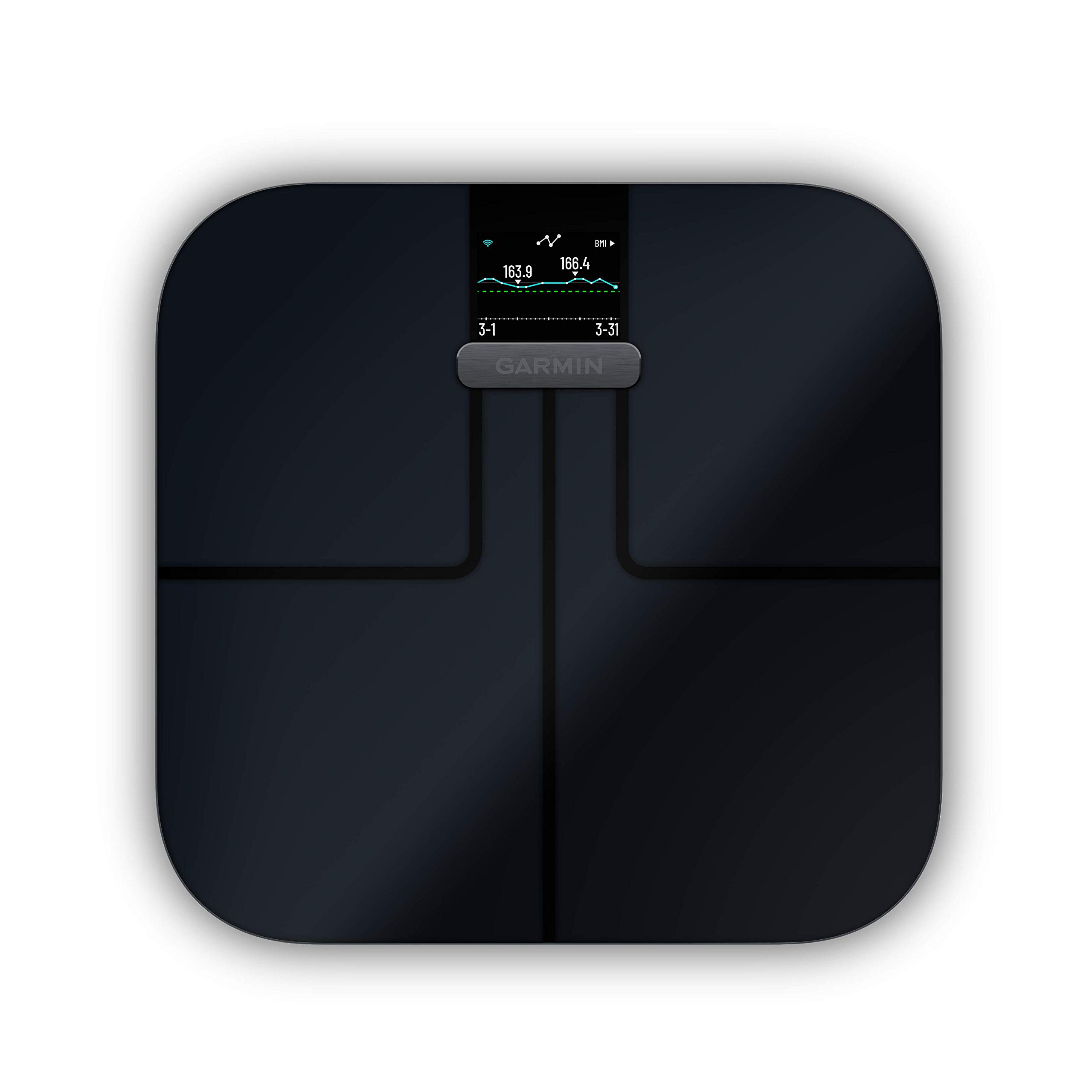 Garmin Index S2, Smart Scale with Wireless Connectivity, Measure Body Fat, Muscle, Bone Mass, Body Water% and More, Black customer photo 2