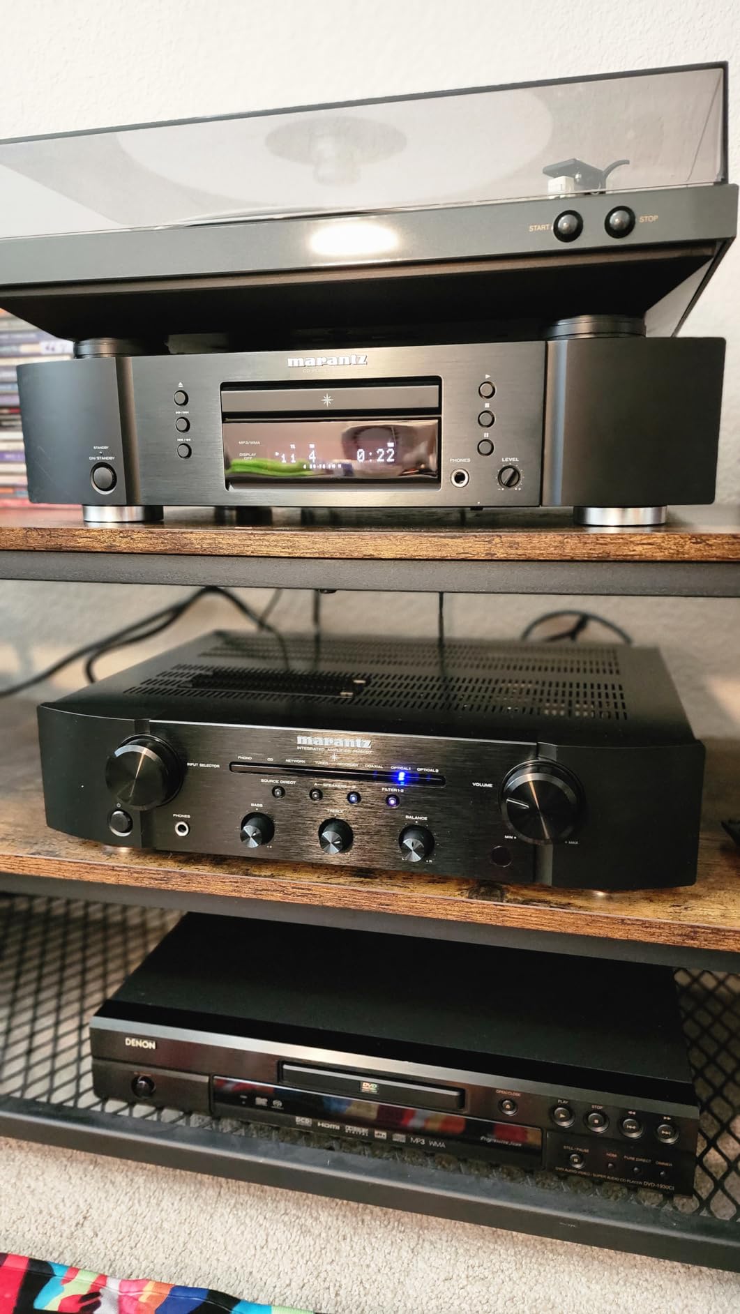Marantz PM6007 45 Watt 2 Channel Integrated Stereo Amplifier (Black) customer photo 2
