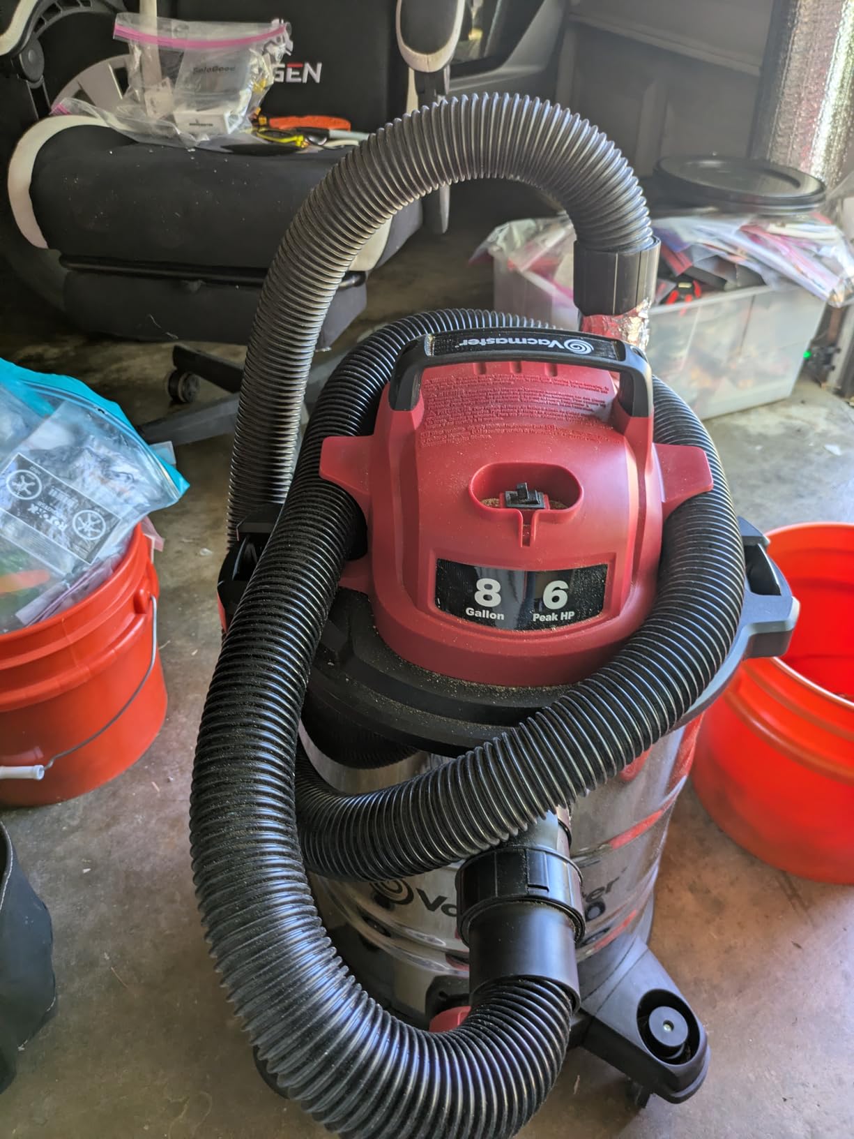 Vacmaster VOC508S 1101 5-Gallon 4 Peak HP Stainless Steel Wet/Dry Vacuum customer photo 2