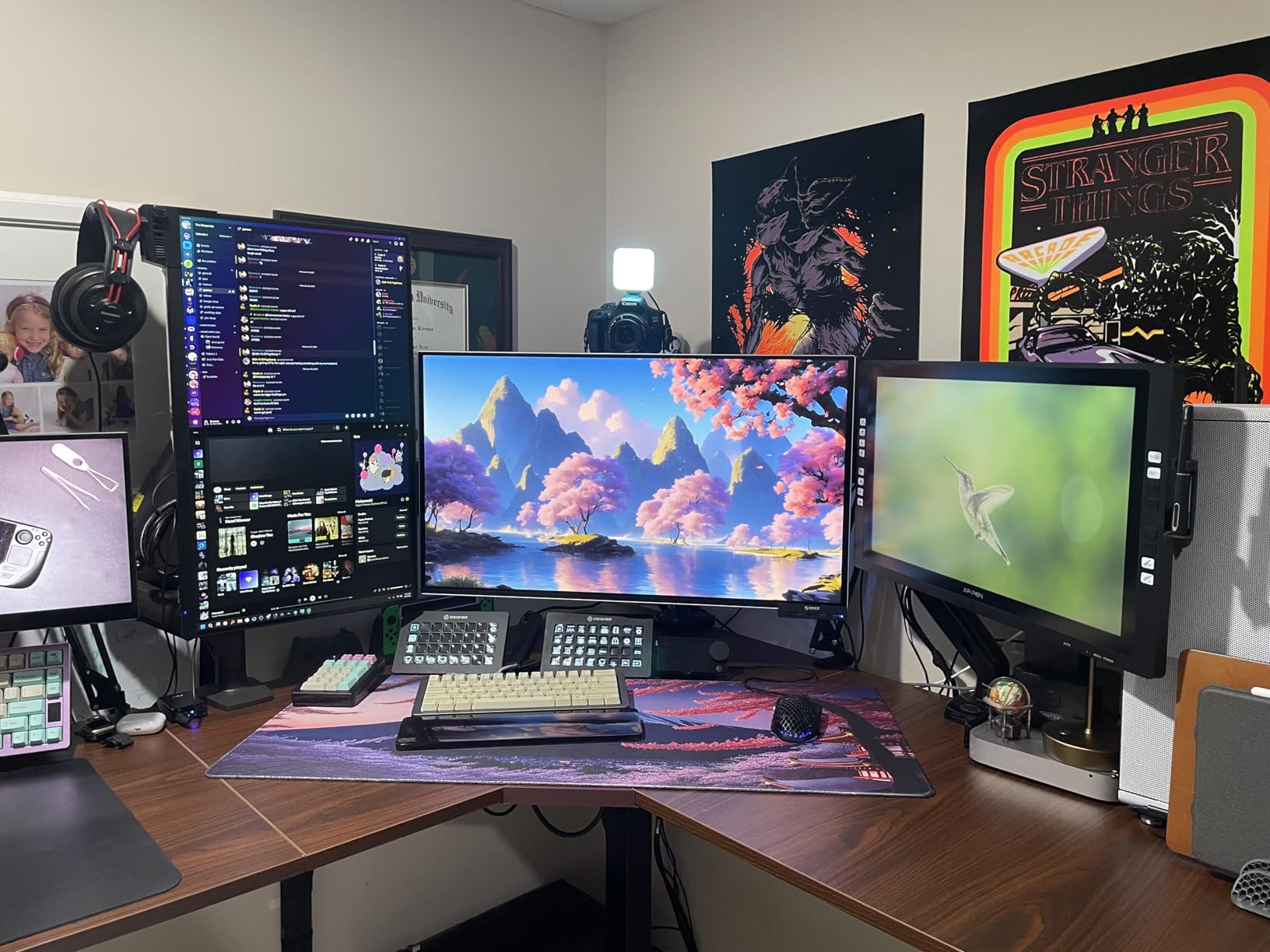 VIVO Corner Standing Desk, 63 x 55 inch Reversible L-Shaped Workstation, Electric Height Adjustment, Black customer photo 2