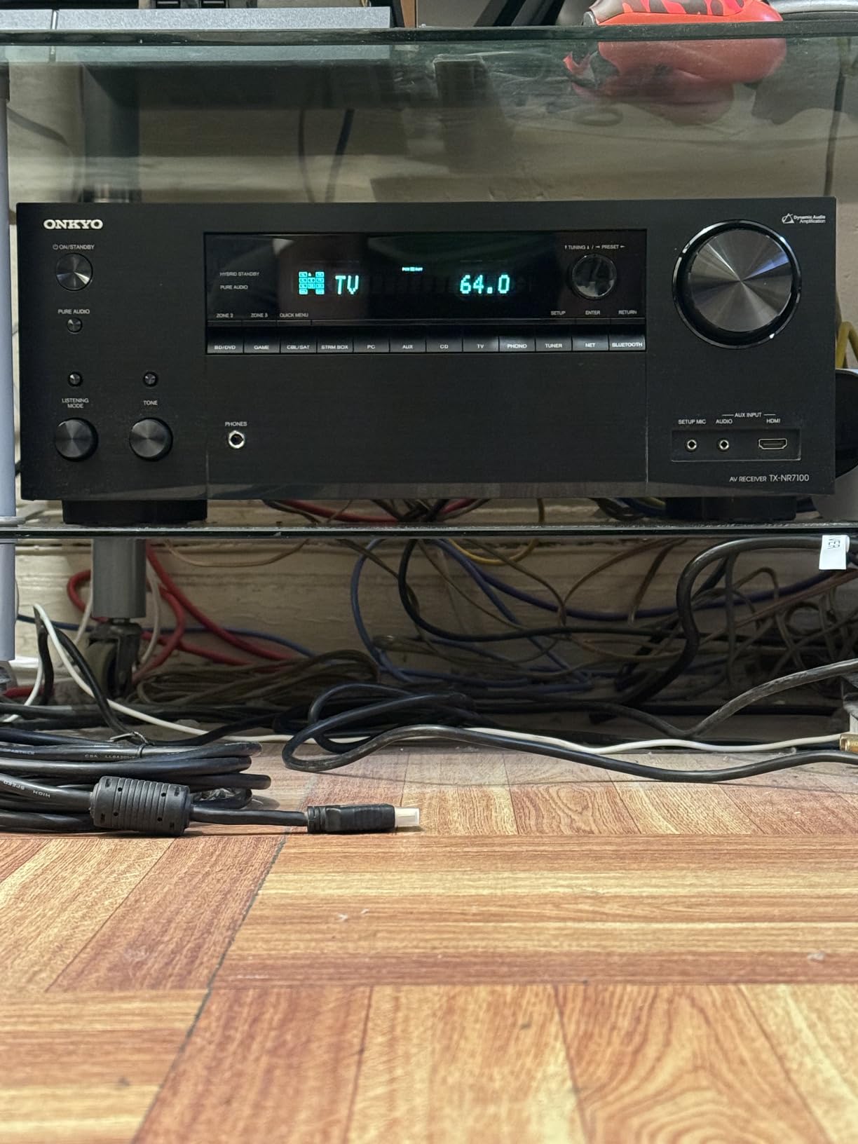 Onkyo TX-NR7100 9.2-Channel AV Receiver - 100 Watts Per Channel, Dirac Live Out of Box, Works with Sonos Certified, THX Certified customer photo 2