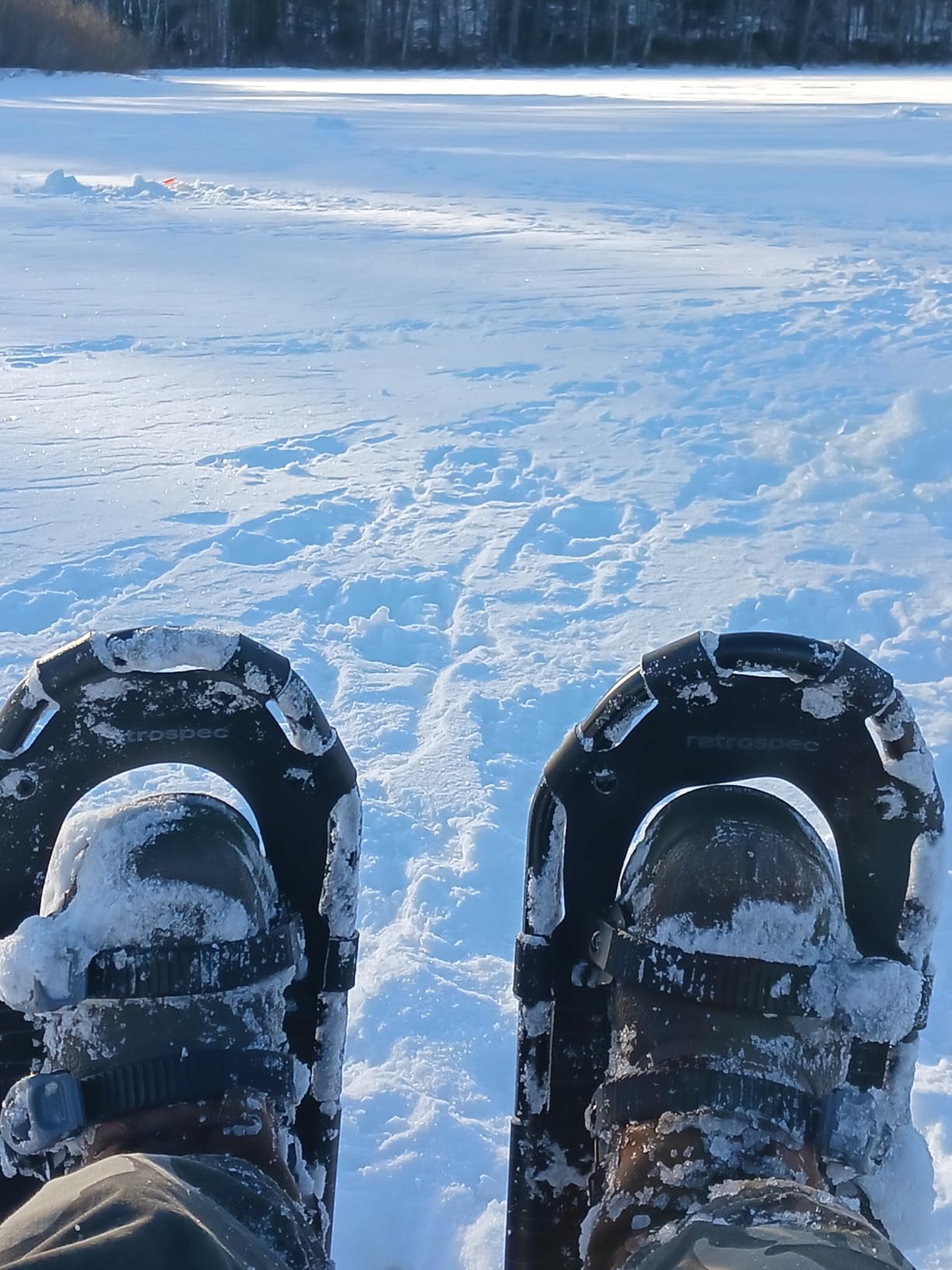 Retrospec Drifter Snowshoes for Women & Men - Lightweight Aluminum Frame Snow Shoes with Double Ratchet Binding System customer photo 1
