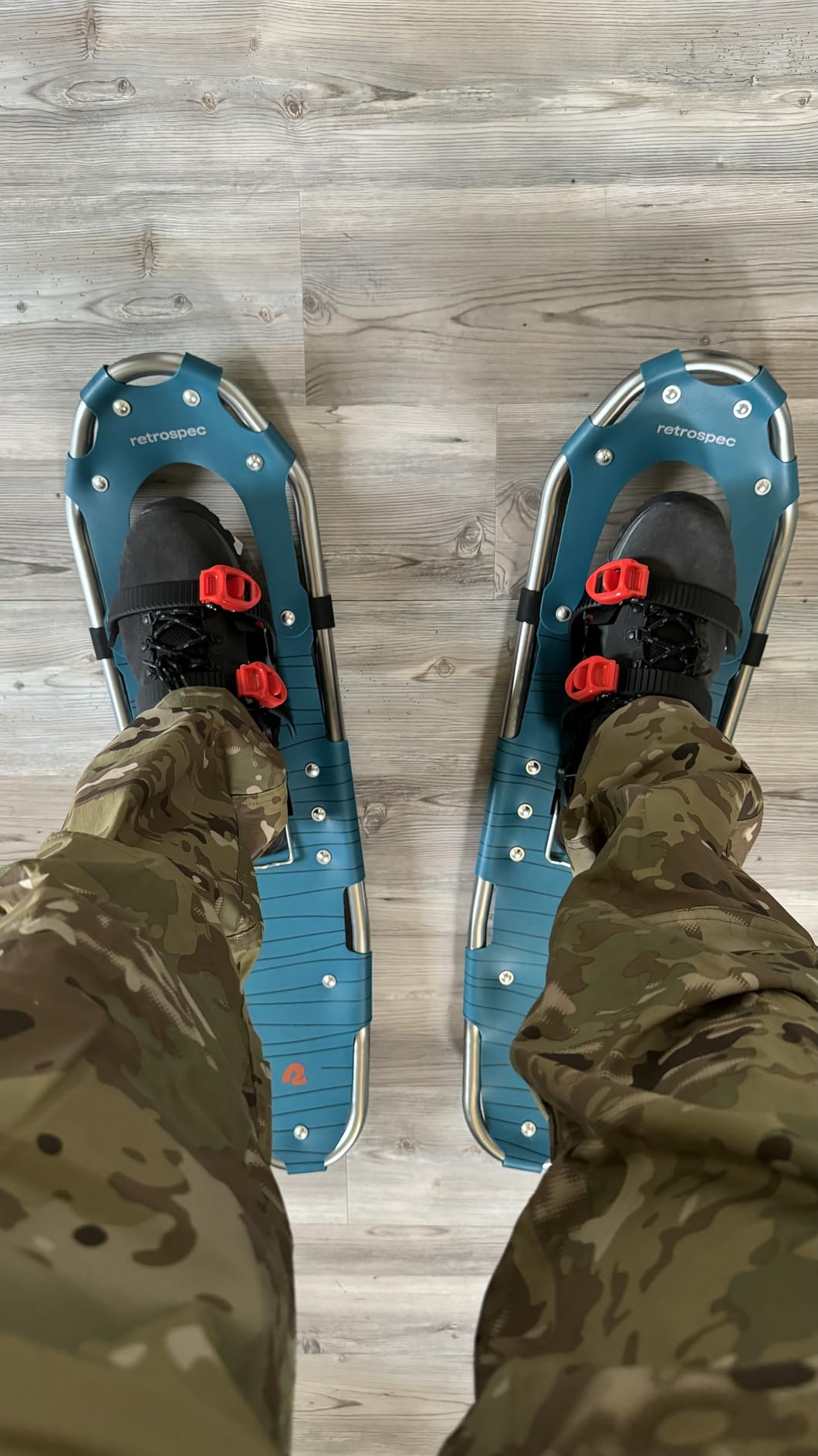 Retrospec Drifter Snowshoes for Women & Men - Lightweight Aluminum Frame Snow Shoes with Double Ratchet Binding System customer photo 2