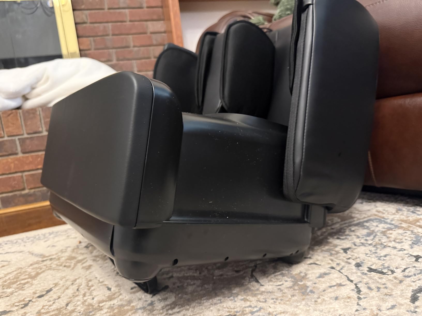 COMFIER 2 in 1 FSA Foot Massager Machine, HSA Shiatsu Foot and Calf Massager with Heat, Kneading, Vibration, Compression customer photo 2