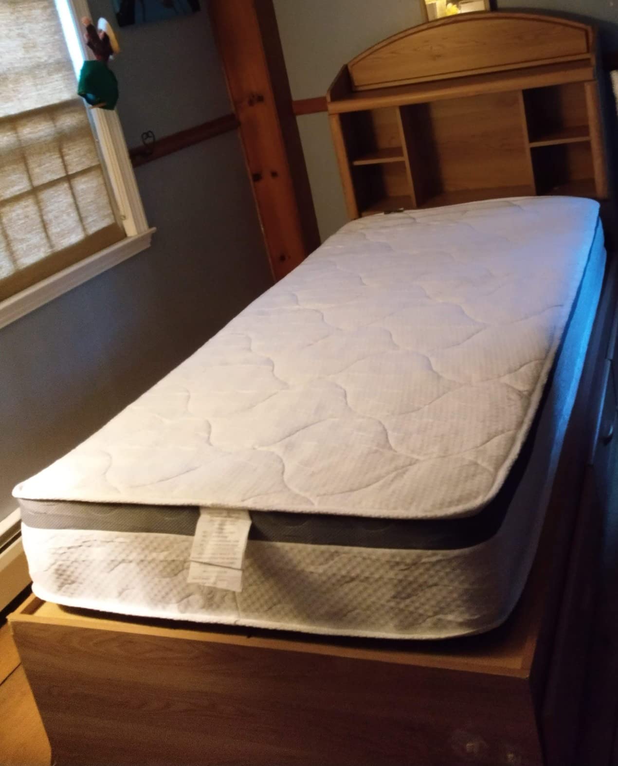 Oliver Smith - Organic Cotton - 10 Inch - Comfort Plush Euro Pillow Top - Cool Memory Foam & Spring Mattress - Green Foam Certified - Full customer photo 1